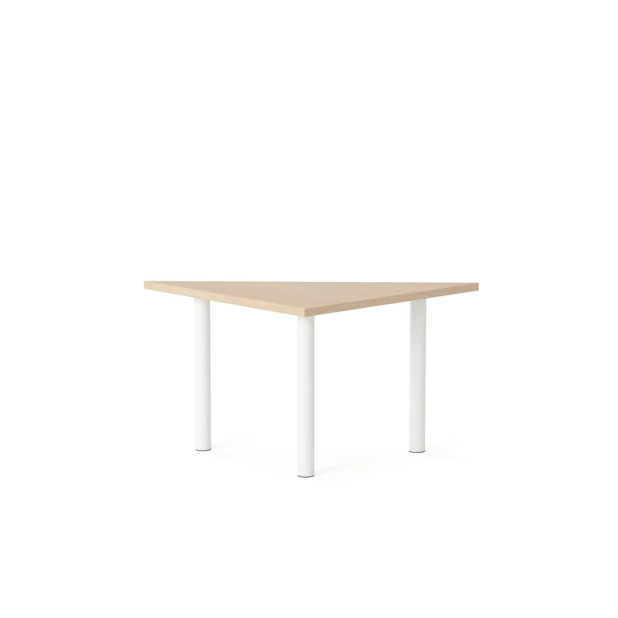 Stół CLASSIC Trójkąt 750×750×1060 – brzoza / szary