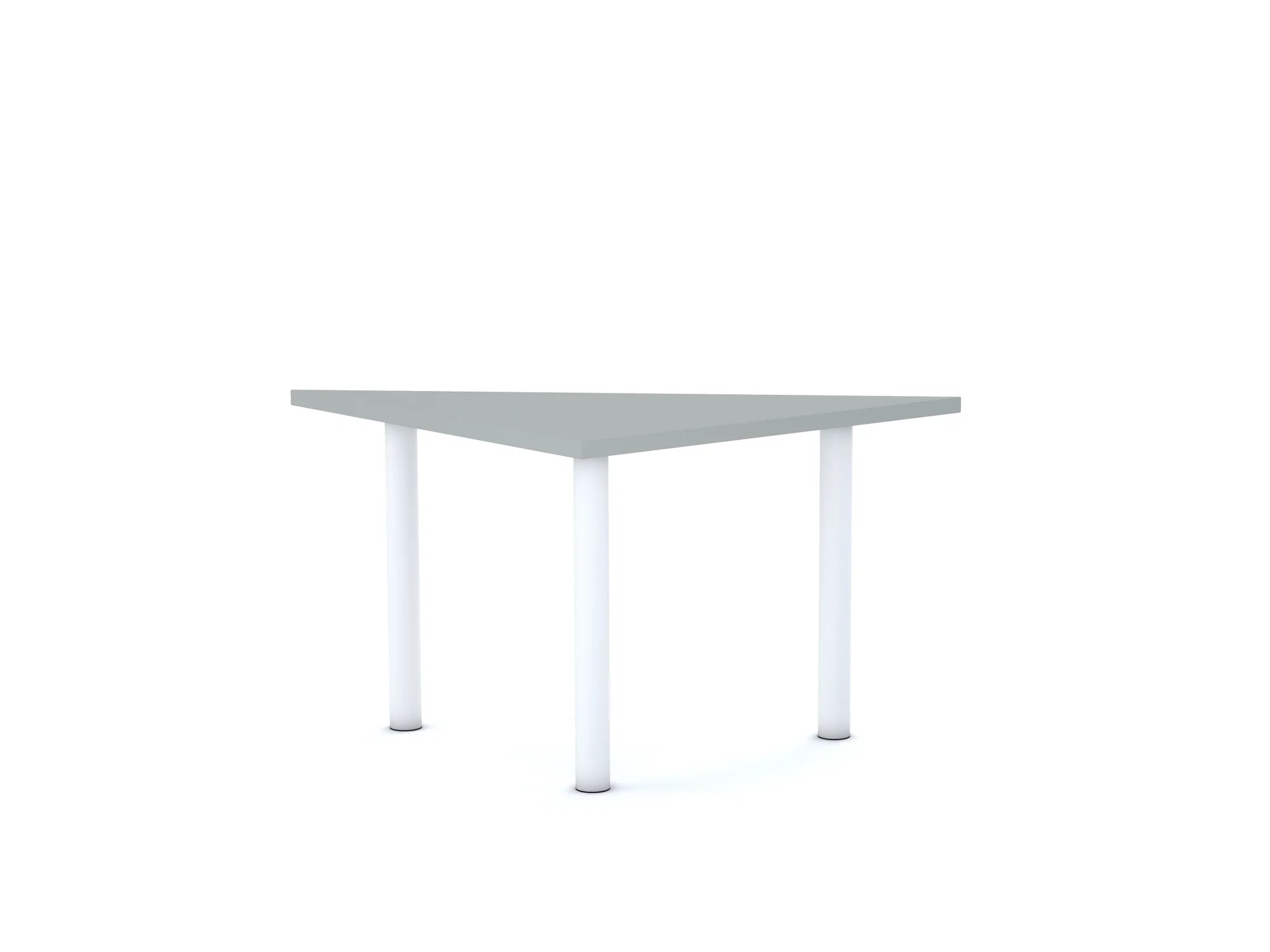 Stół CLASSIC Trójkąt 750×750×1060 – szary / szary