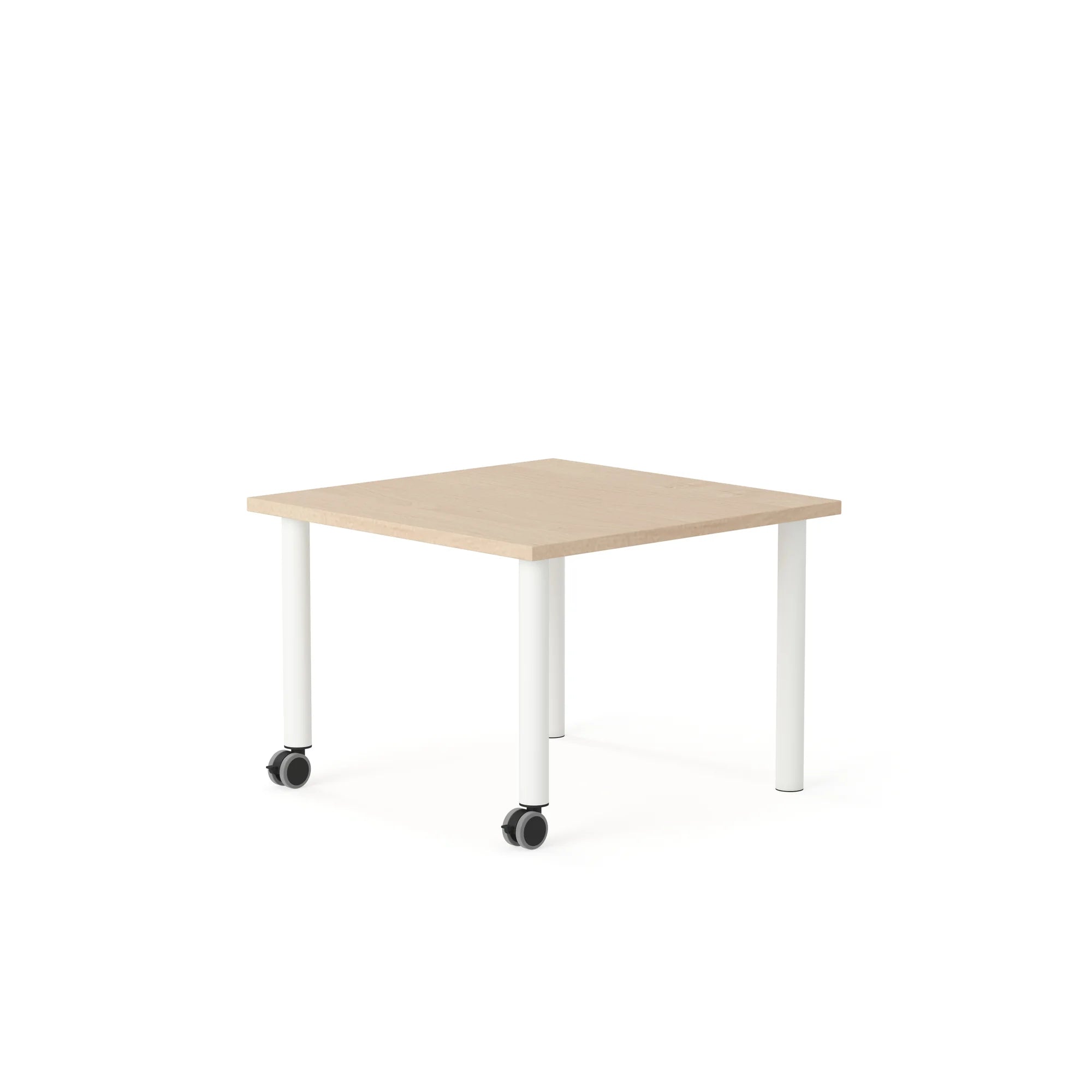 Stół MOVE Kwadrat 750×750 – brzoza / szary