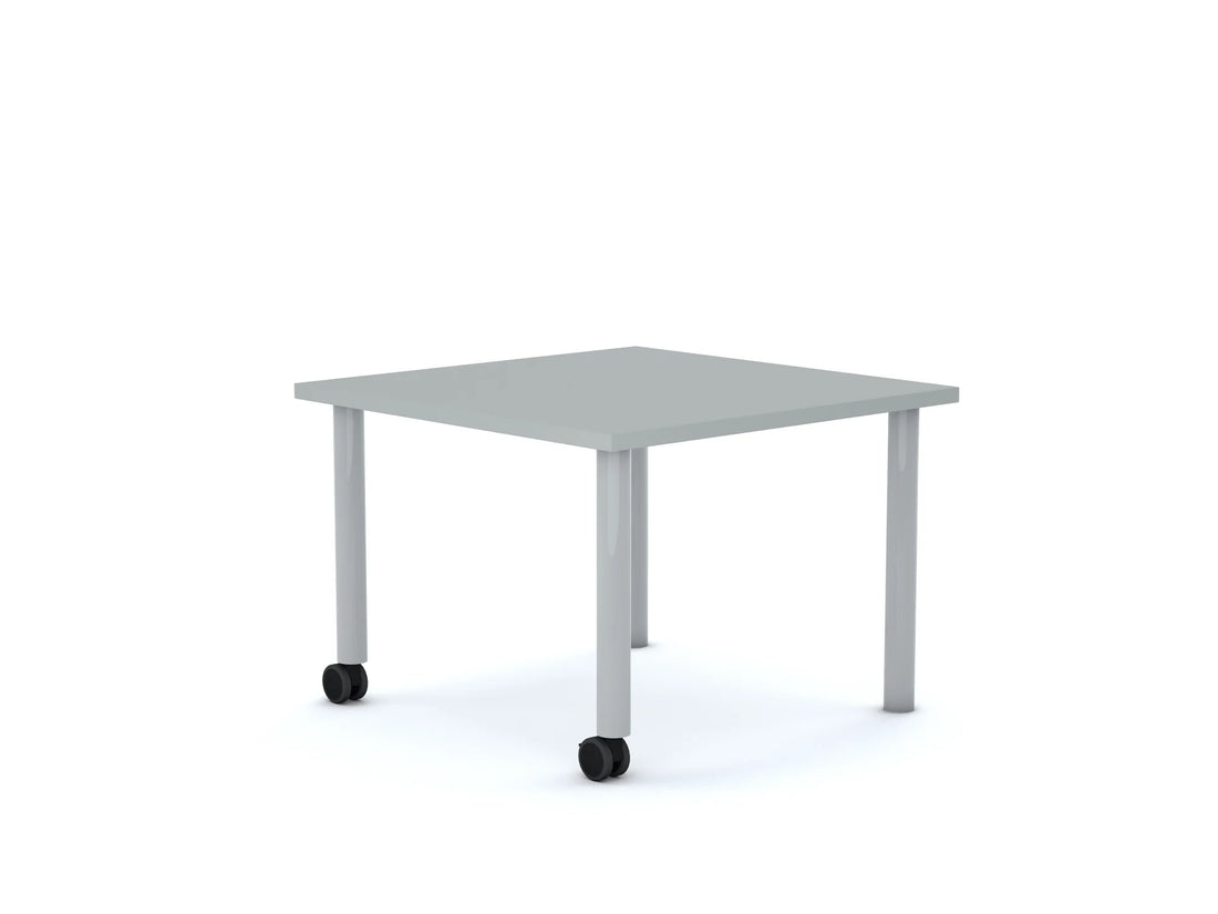 Stół MOVE Kwadrat 750×750 – dąb / biały