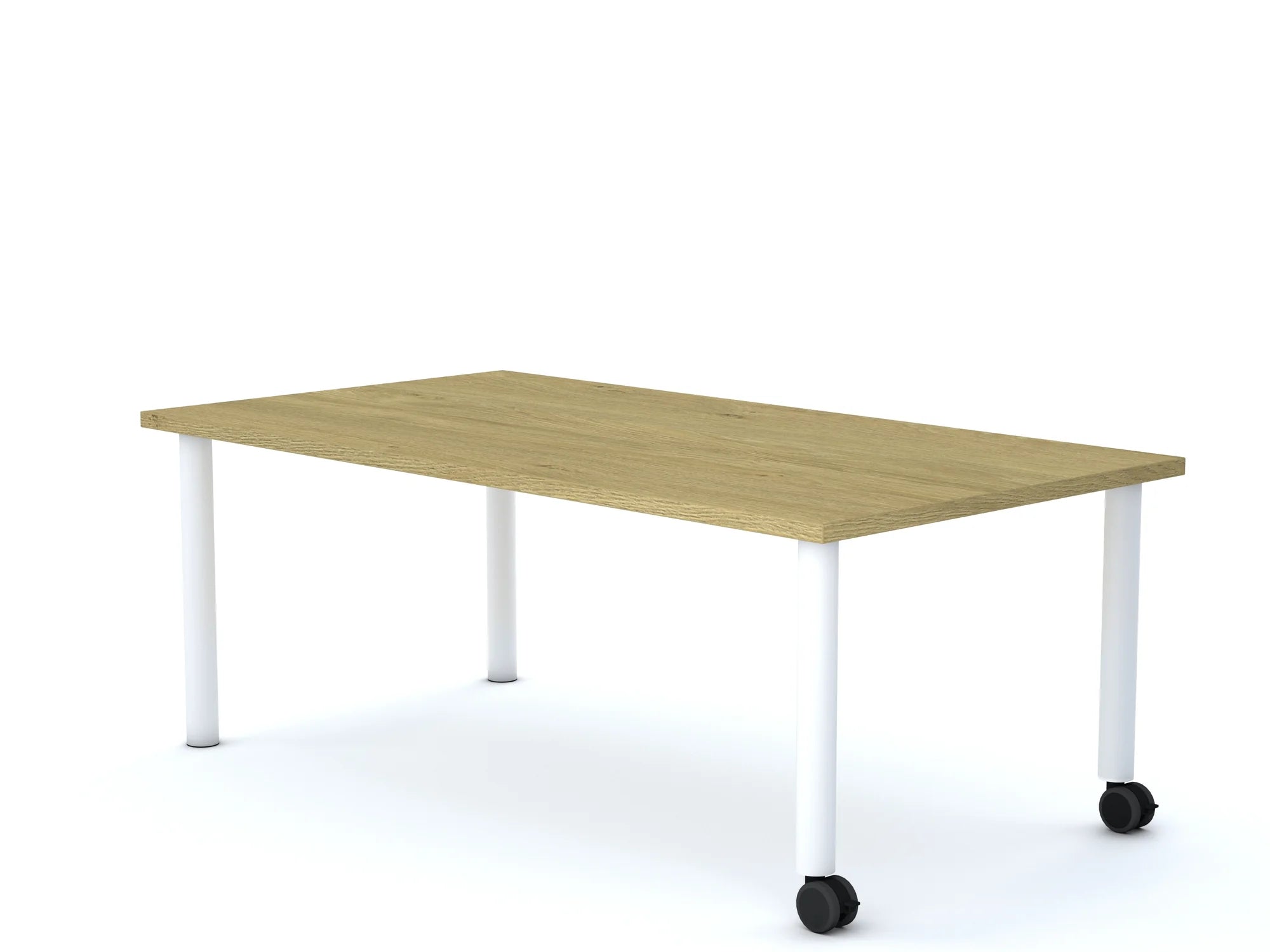 Stół MOVE Prostokąt 1200×750 – dąb / szary