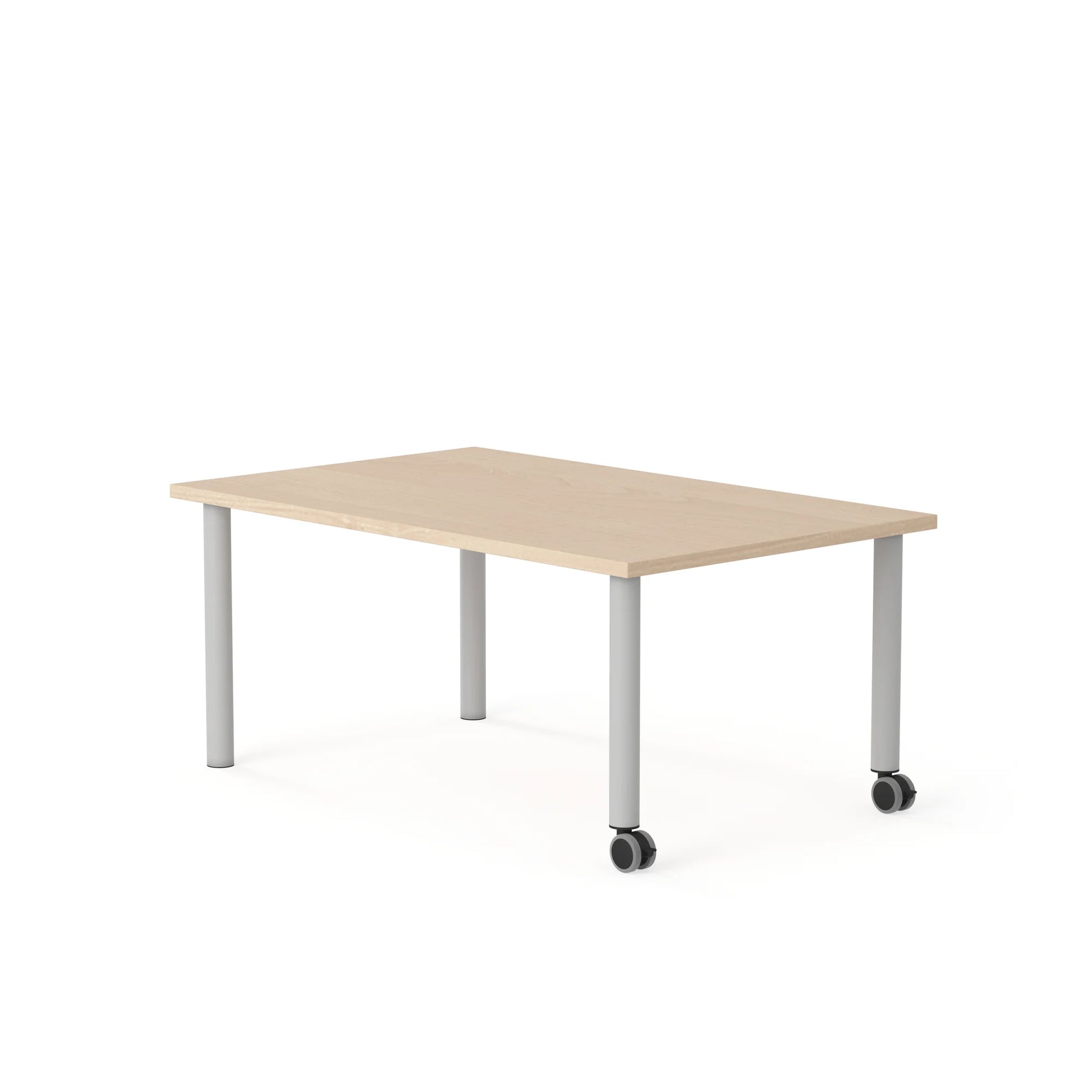 Stół MOVE Prostokąt 1400×750 – brzoza / biały