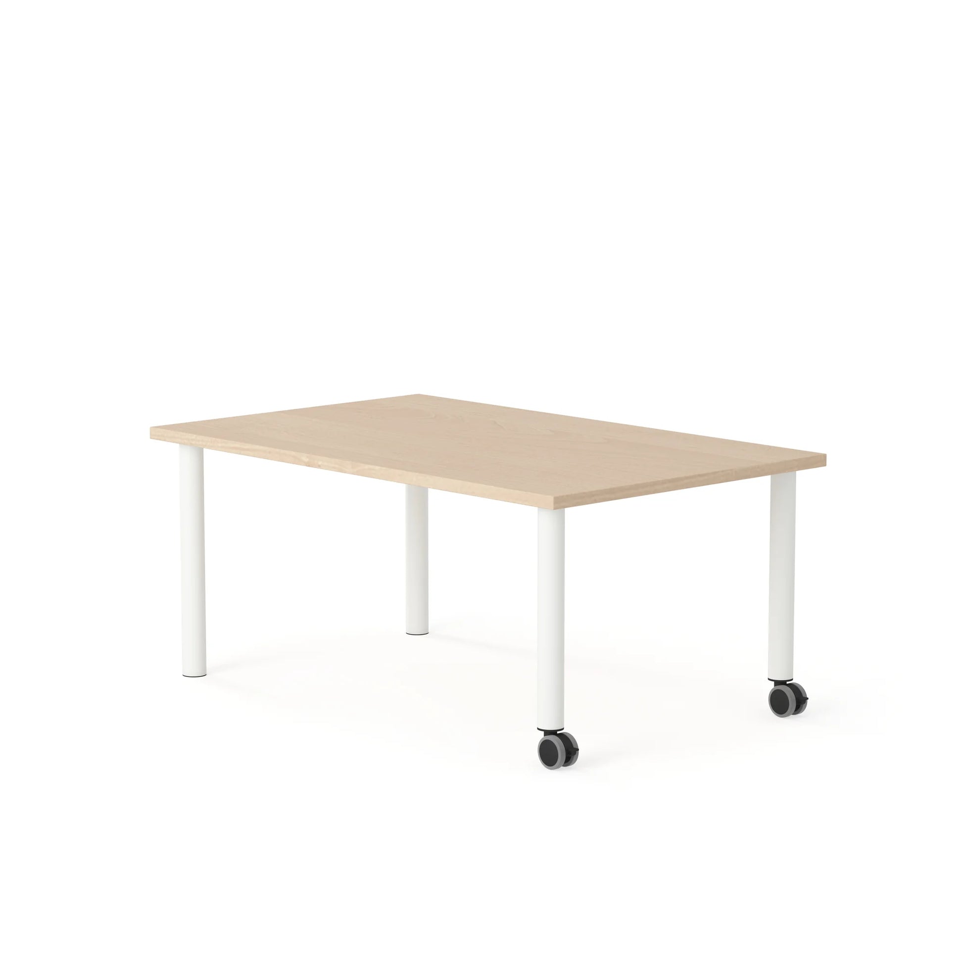 Stół MOVE Prostokąt 1400×750 – brzoza / szary