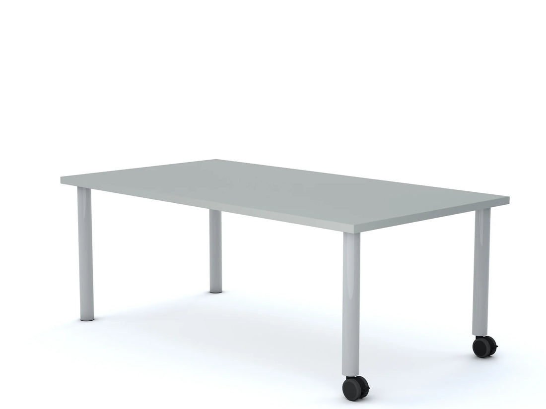 Stół MOVE Prostokąt 1400×750 – dąb / biały