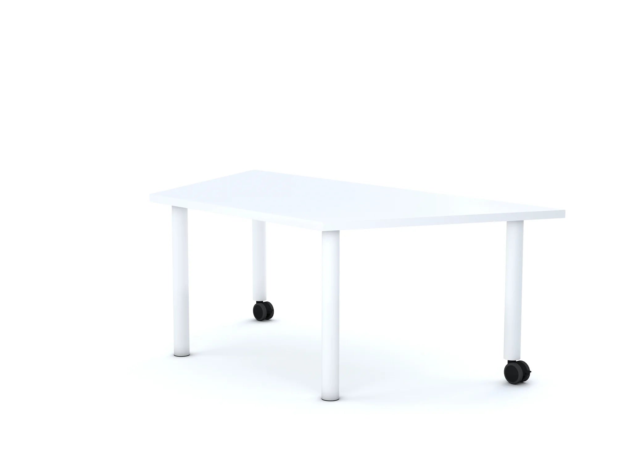 Stół MOVE Trapez 1400×750×800 – biały / szary
