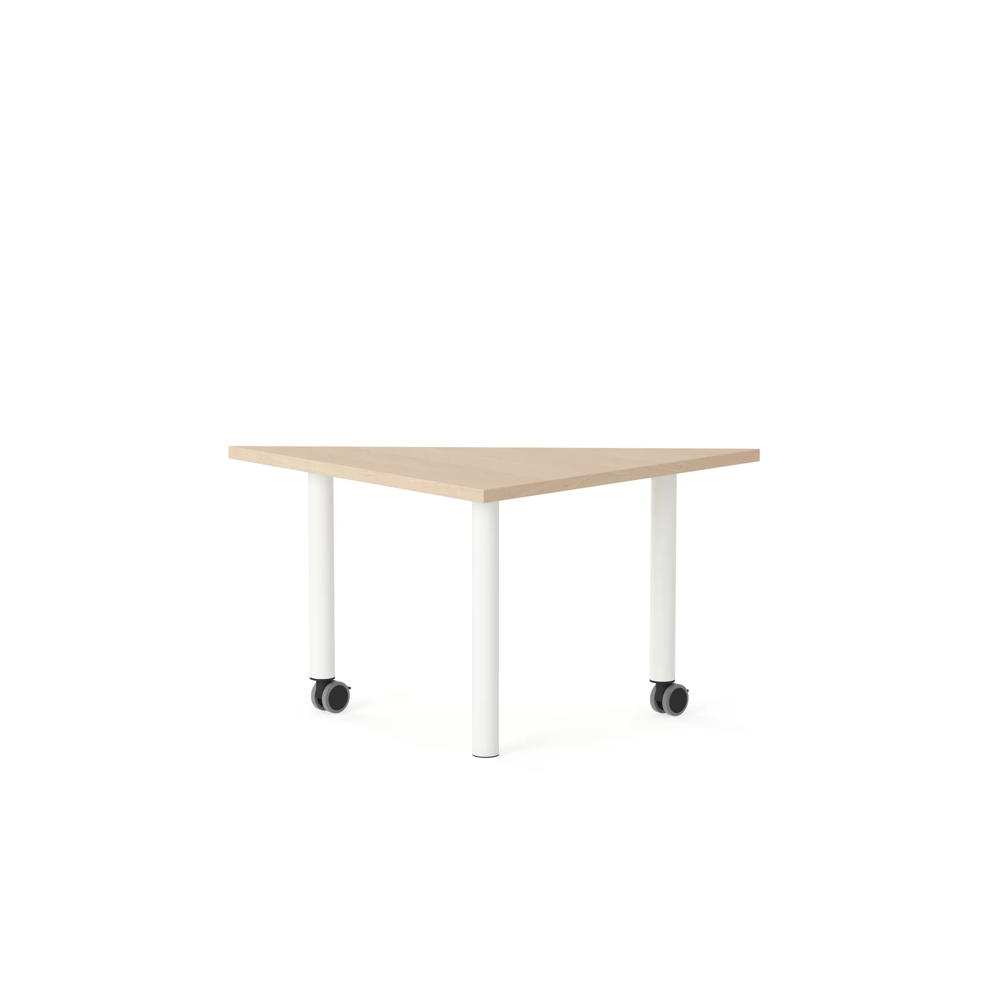 Stół MOVE Trójkąt 750×750×1060 – brzoza / szary