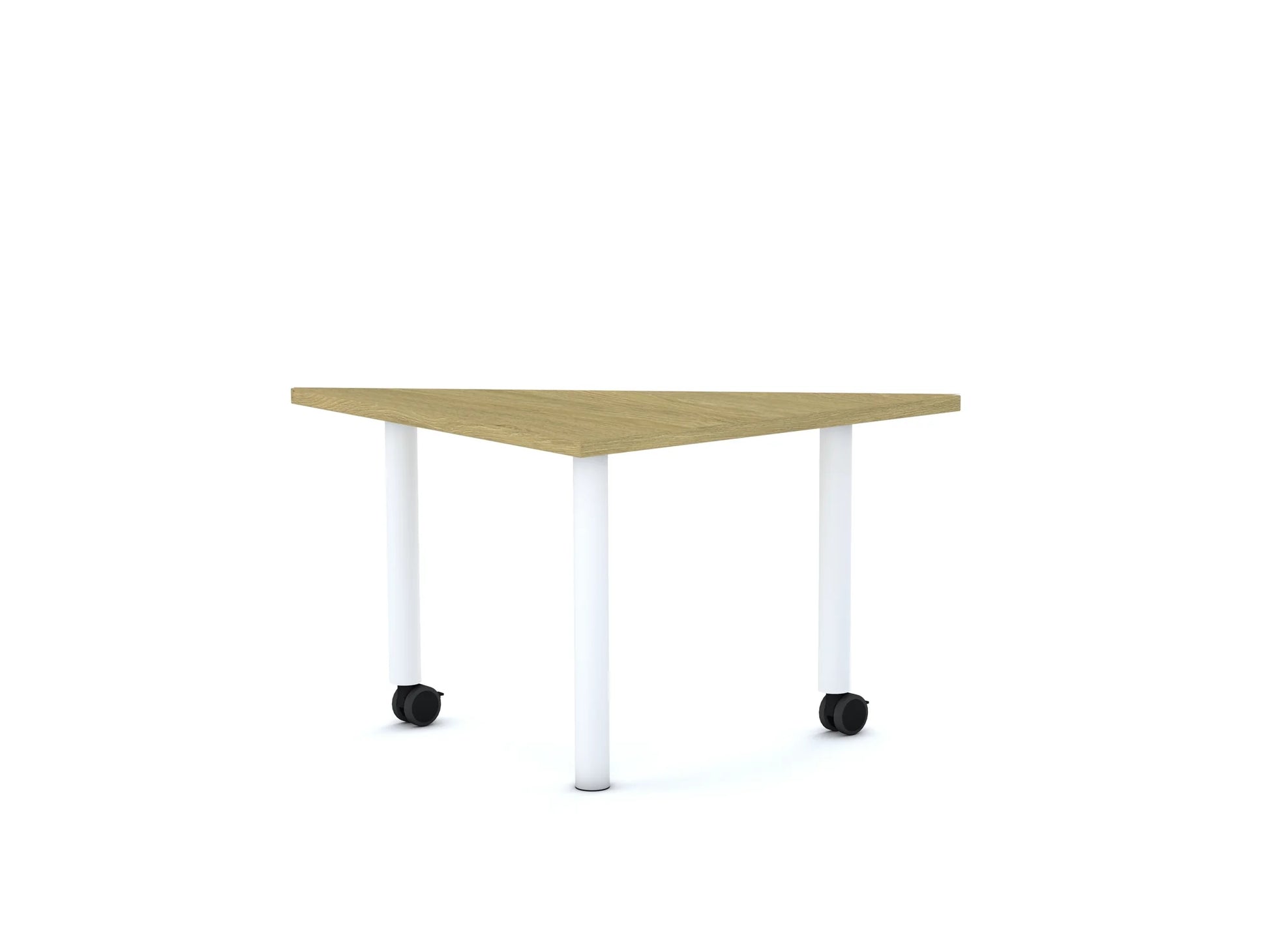 Stół MOVE Trójkąt 750×750×1060 – dąb / szary