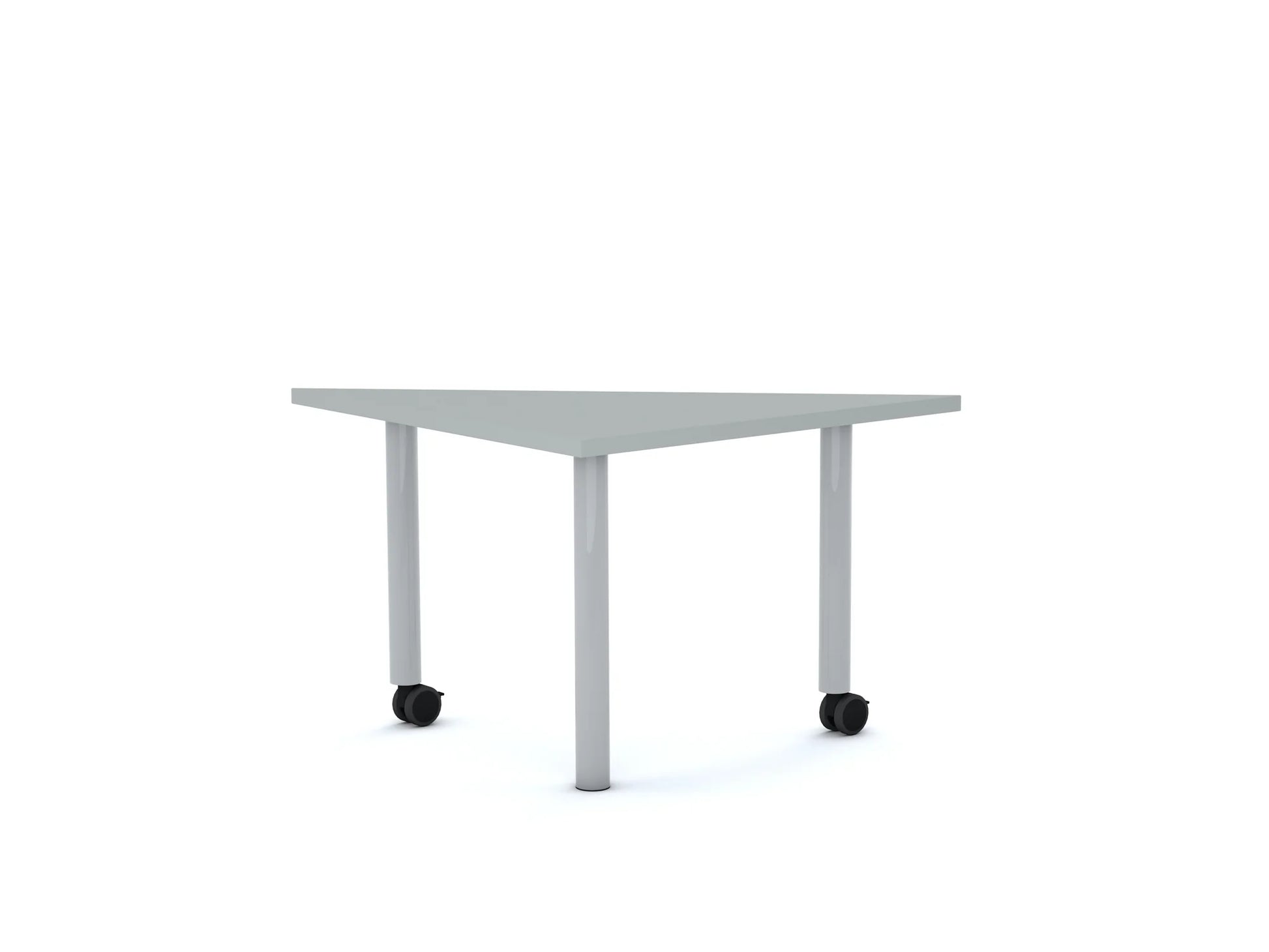 Stół MOVE Trójkąt 750×750×1060 – szary / biały