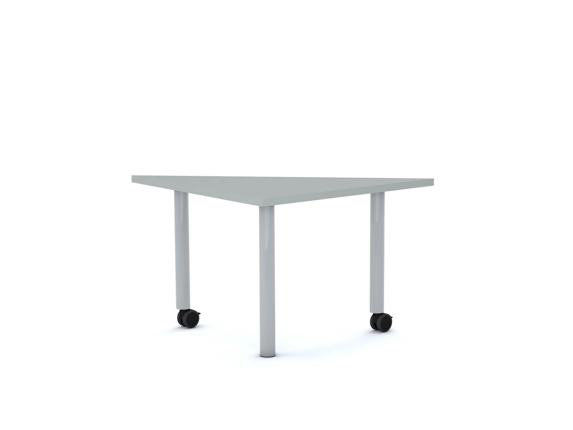 Stół MOVE Trójkąt 750×750×1060 – szary / biały