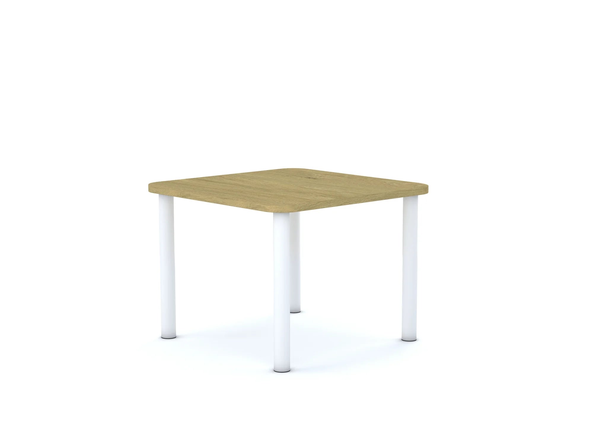 Stół SMART Kwadrat 700×700 – dąb / szary