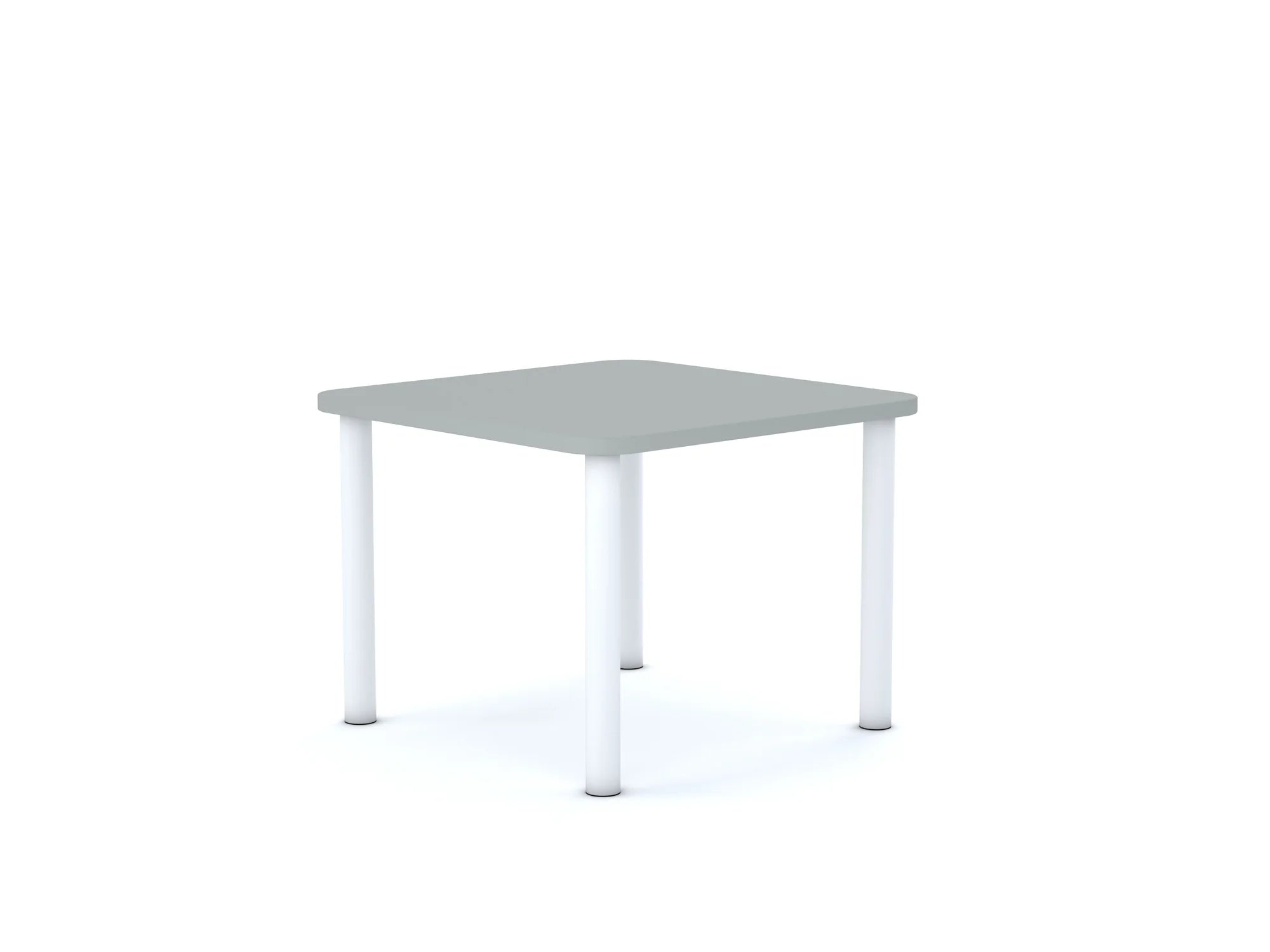 Stół SMART Kwadrat 700×700 regulowany – szary / szary