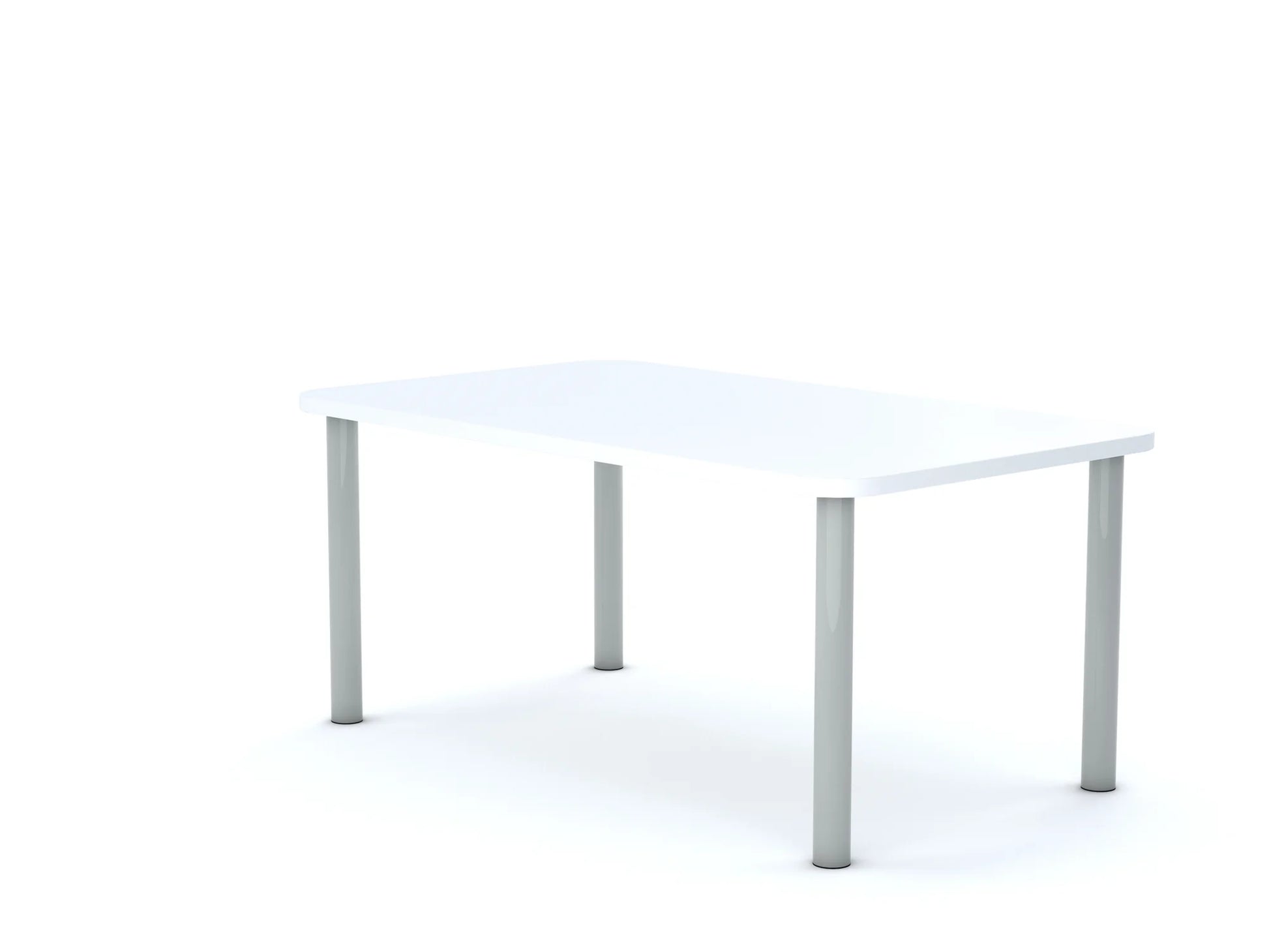 Stół SMART Prostokąt 1200×700 – biały / biały