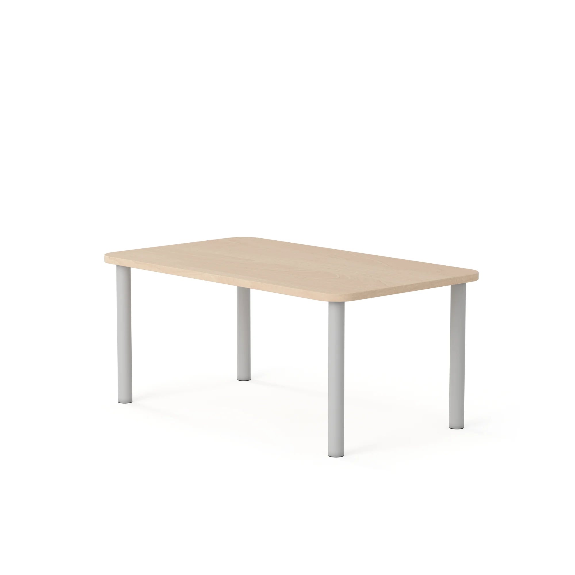 Stół SMART Prostokąt 1200×700 – brzoza / biały