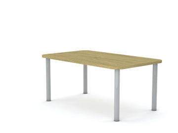 Stół SMART Prostokąt 1200×700 – dąb / biały