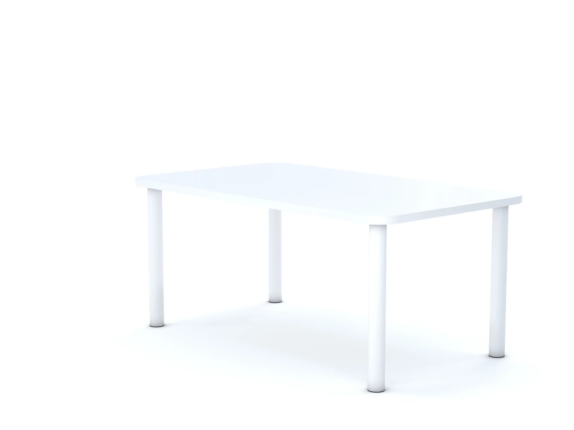 Stół SMART Prostokąt 1200×700 regulowany – biały / szary