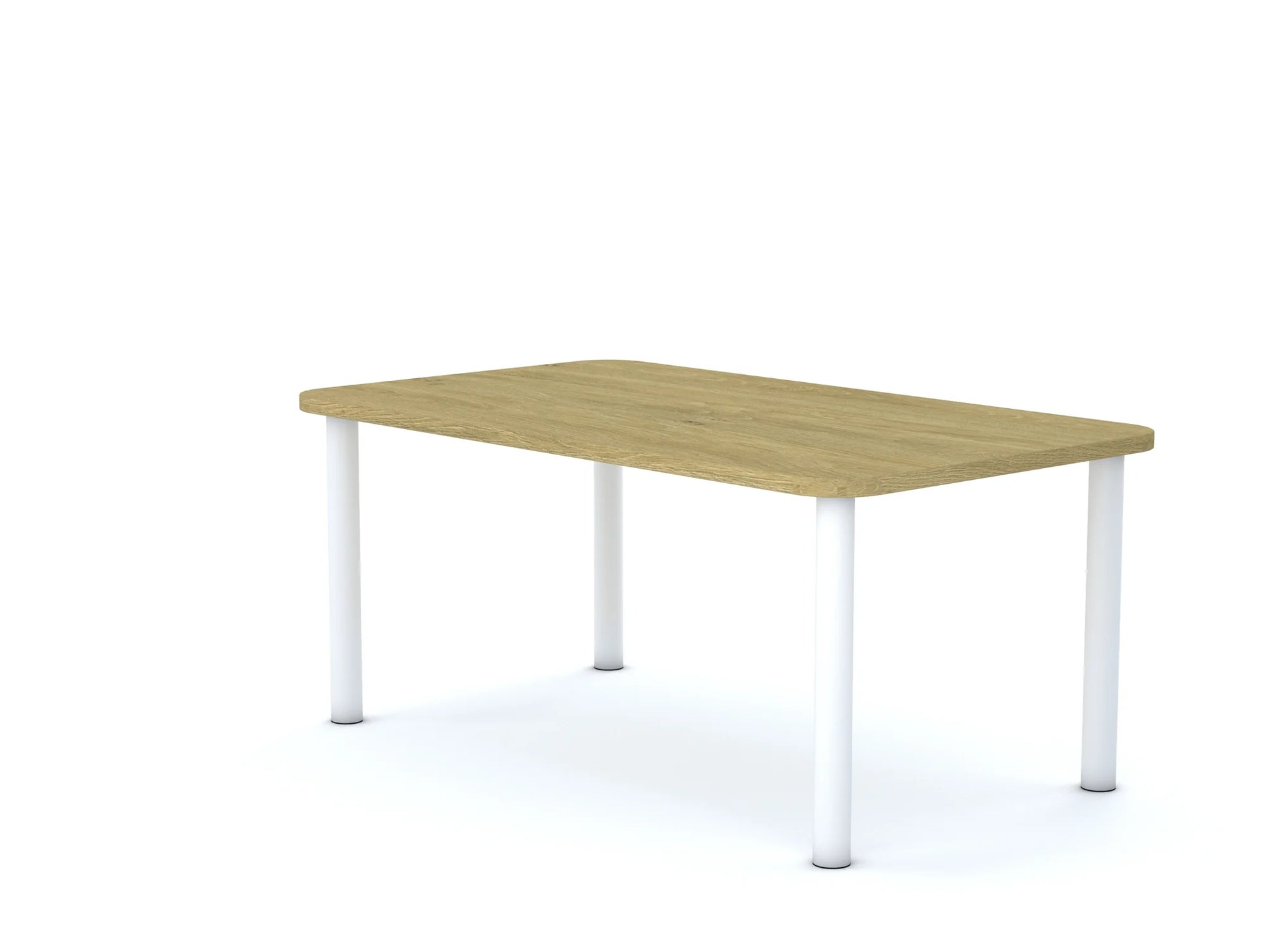 Stół SMART Prostokąt 1200×700 regulowany – dąb / szary