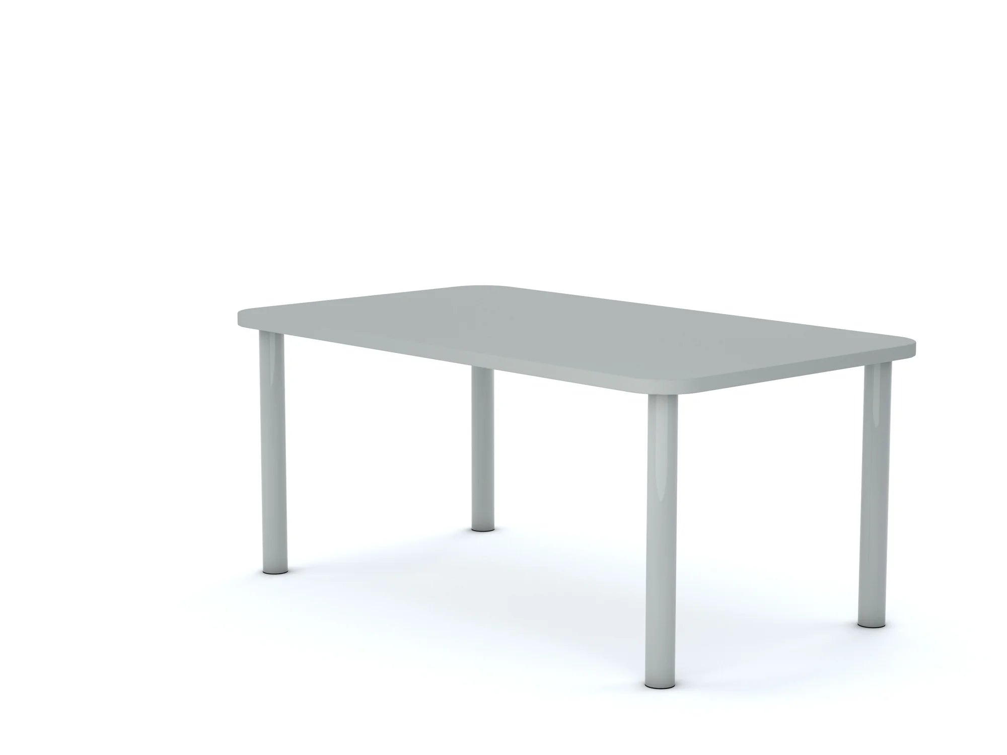 Stół SMART Prostokąt 1200×700 – szary / biały