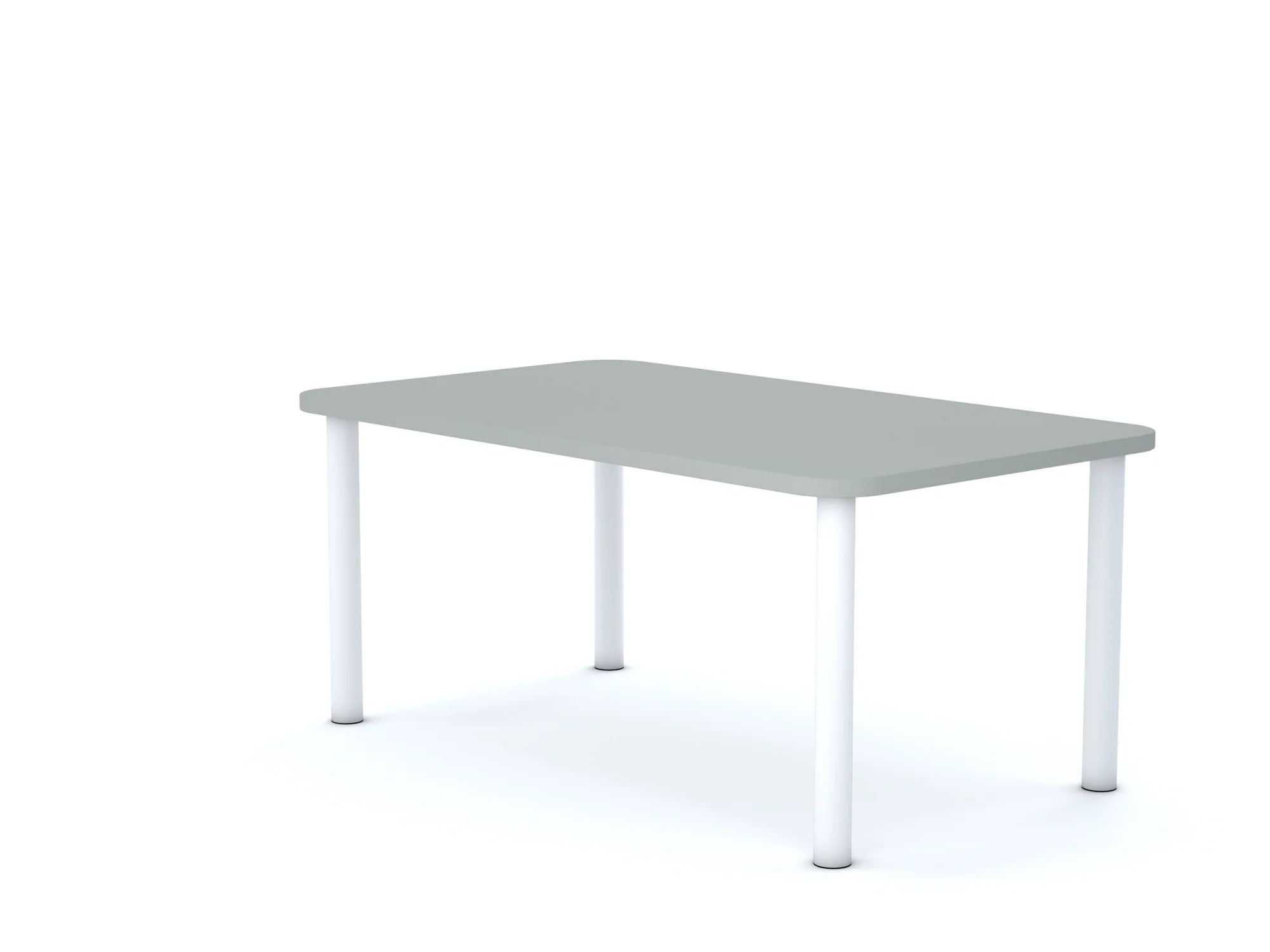 Stół SMART Prostokąt 1200×700 – szary / szary