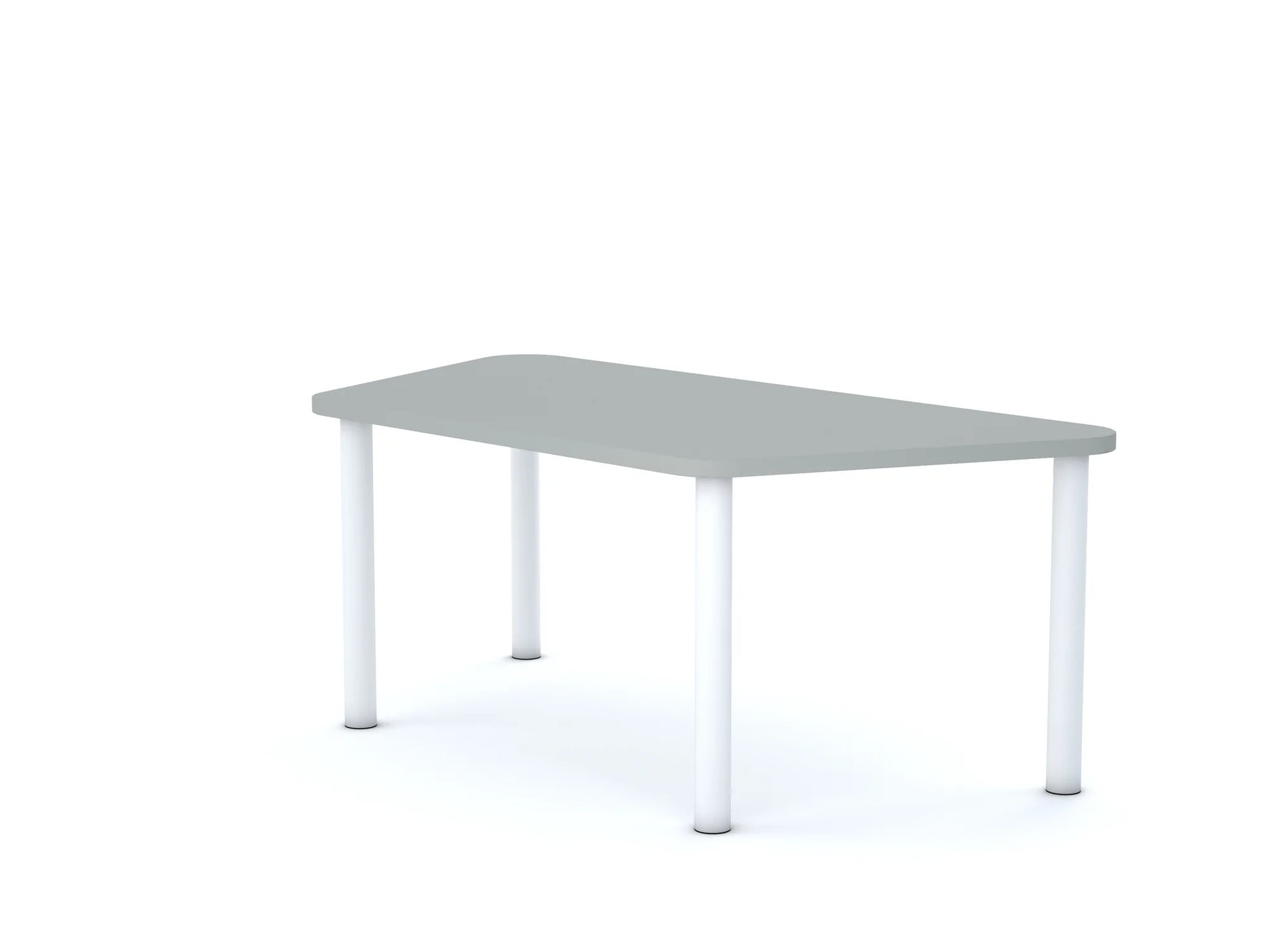 Stół SMART Trapez 1400×700×800 regulowany – szary / szary
