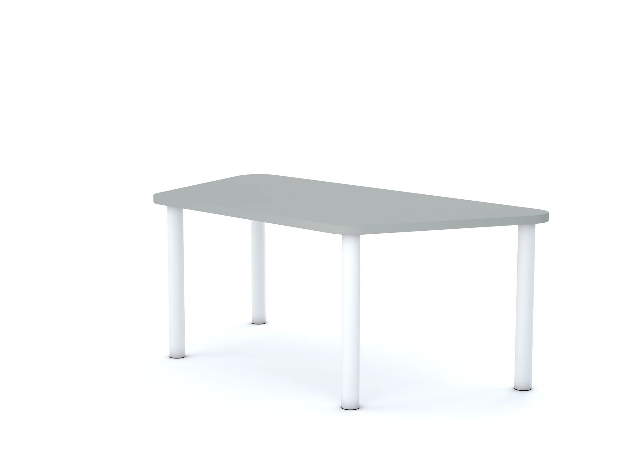 Stół SMART Trapez 1400×700×800 regulowany – szary / szary