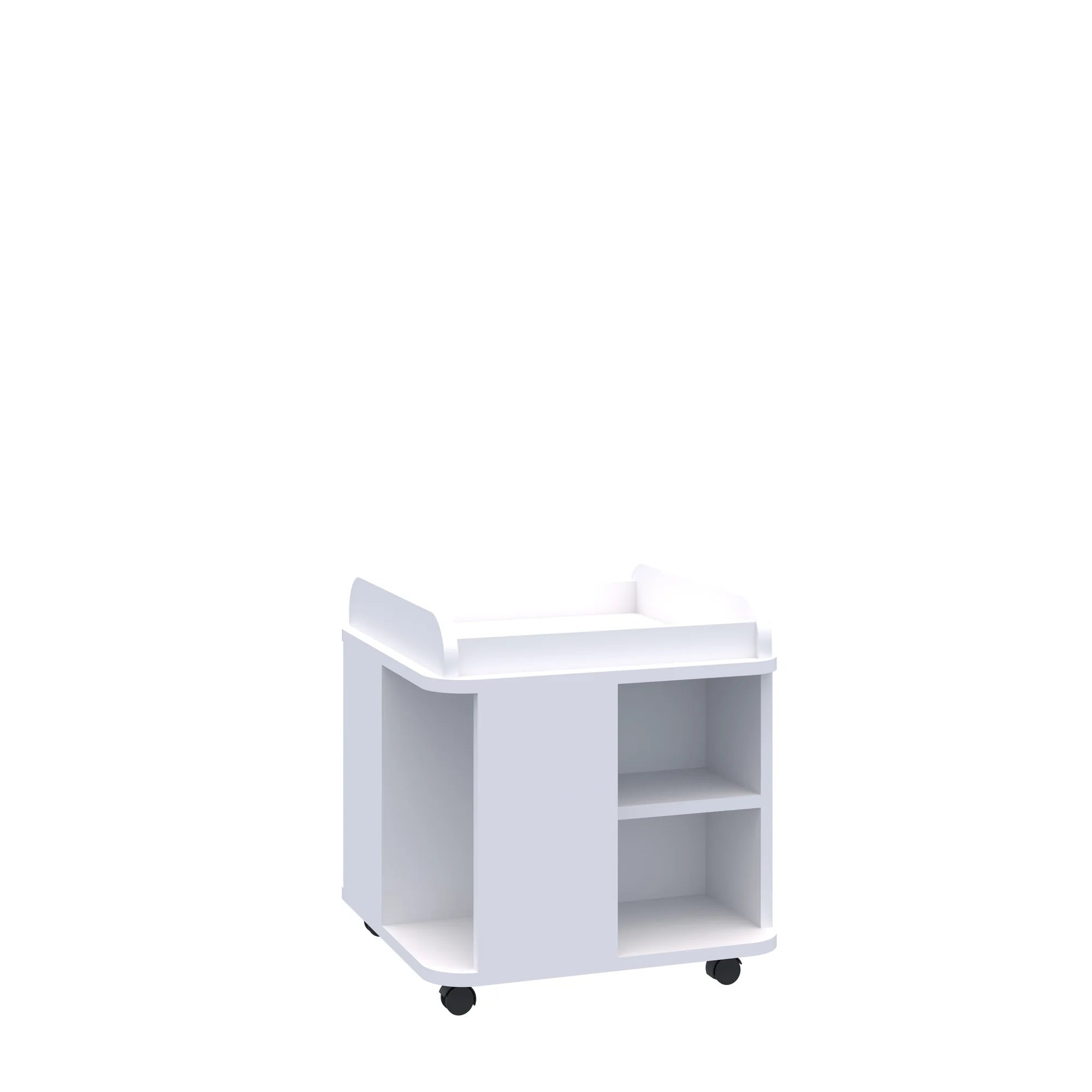 Stolik mobilny Smart 1P 518x518x540 – biały