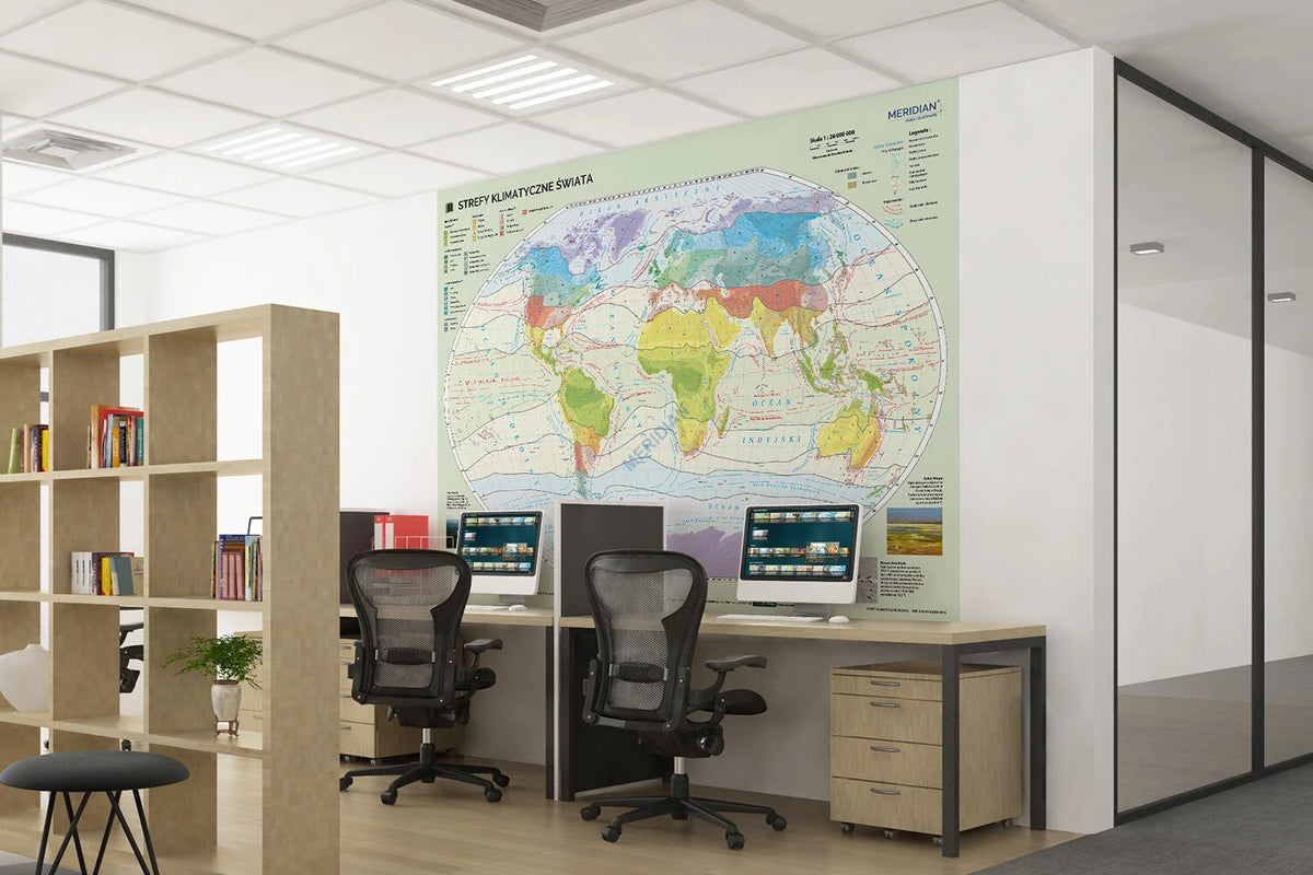 Strefy klimatyczne świata - mapa ścienna - zdjęcie 4