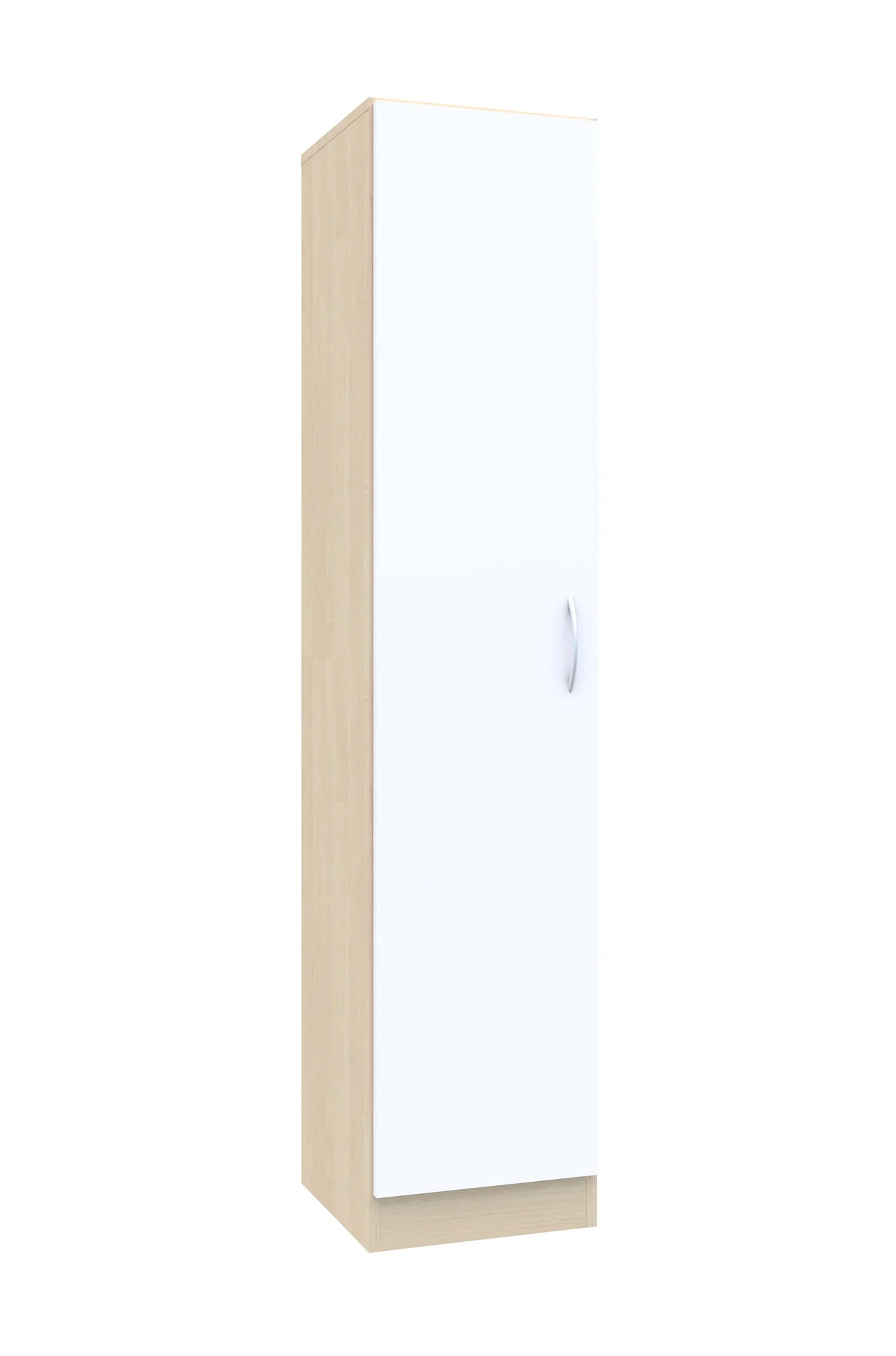 Szafa aktowa Simple 40 5P 1F5 400x400x1850 – brzoza / biały