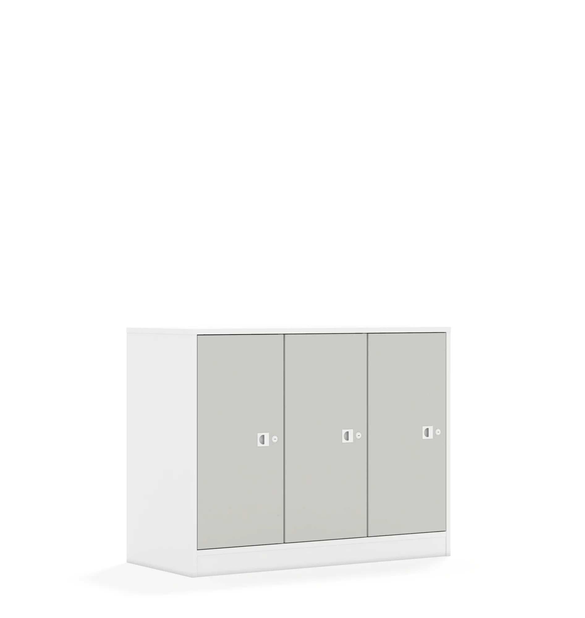 Szafa BLOX 110 2PP 3F2 1049x466x813 – biały / jasny szary