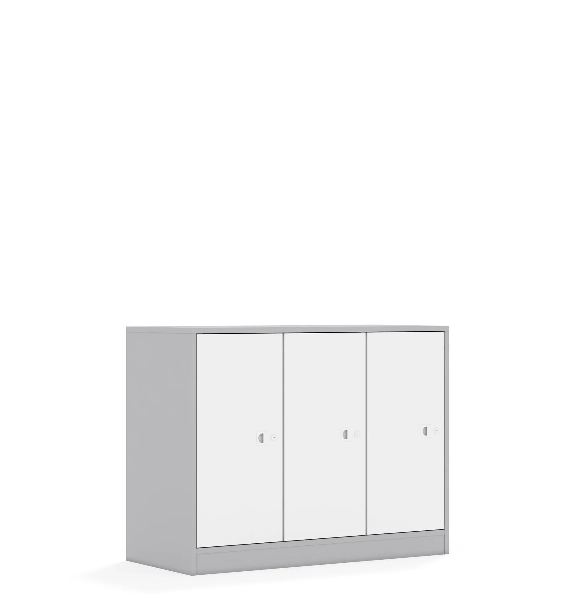 Szafa BLOX 110 2PP 3F2 1049x466x813 – szary / biały