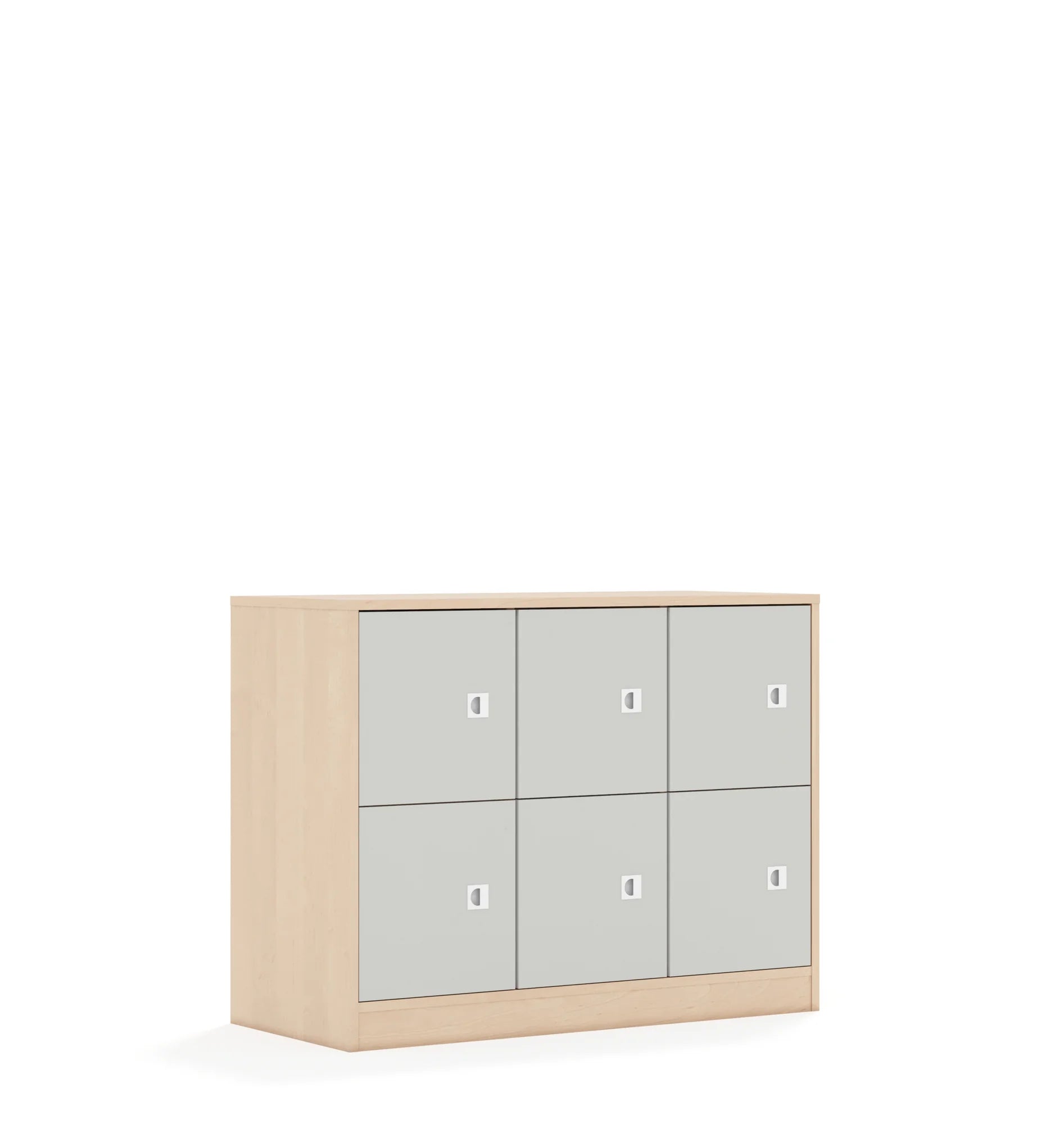 Szafa BLOX 110 2PP 6F1 1049x466x813 – brzoza / jasny szary