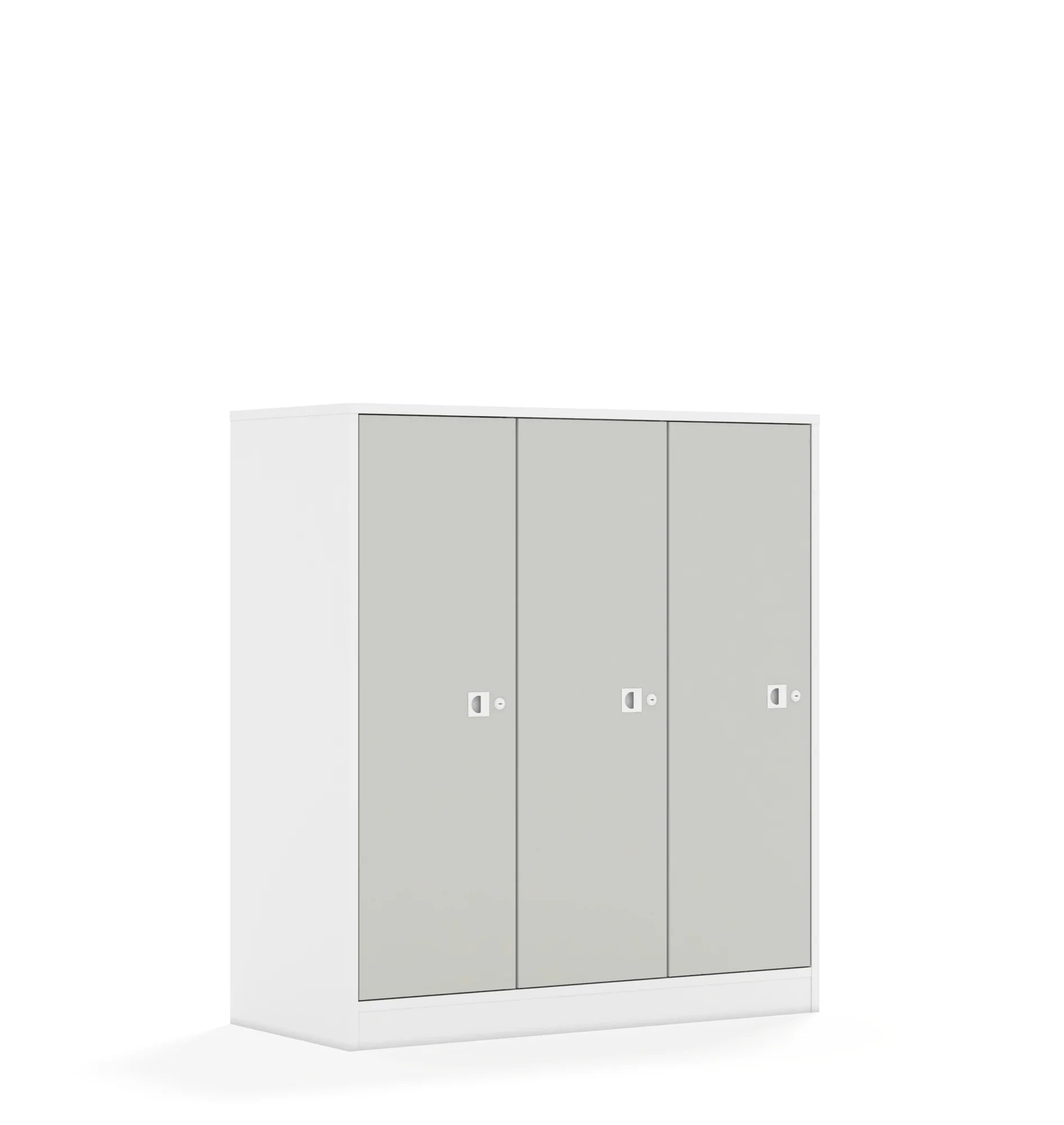 Szafa BLOX 110 3PP 3F3 1049x466x1165 – biały / jasny szary