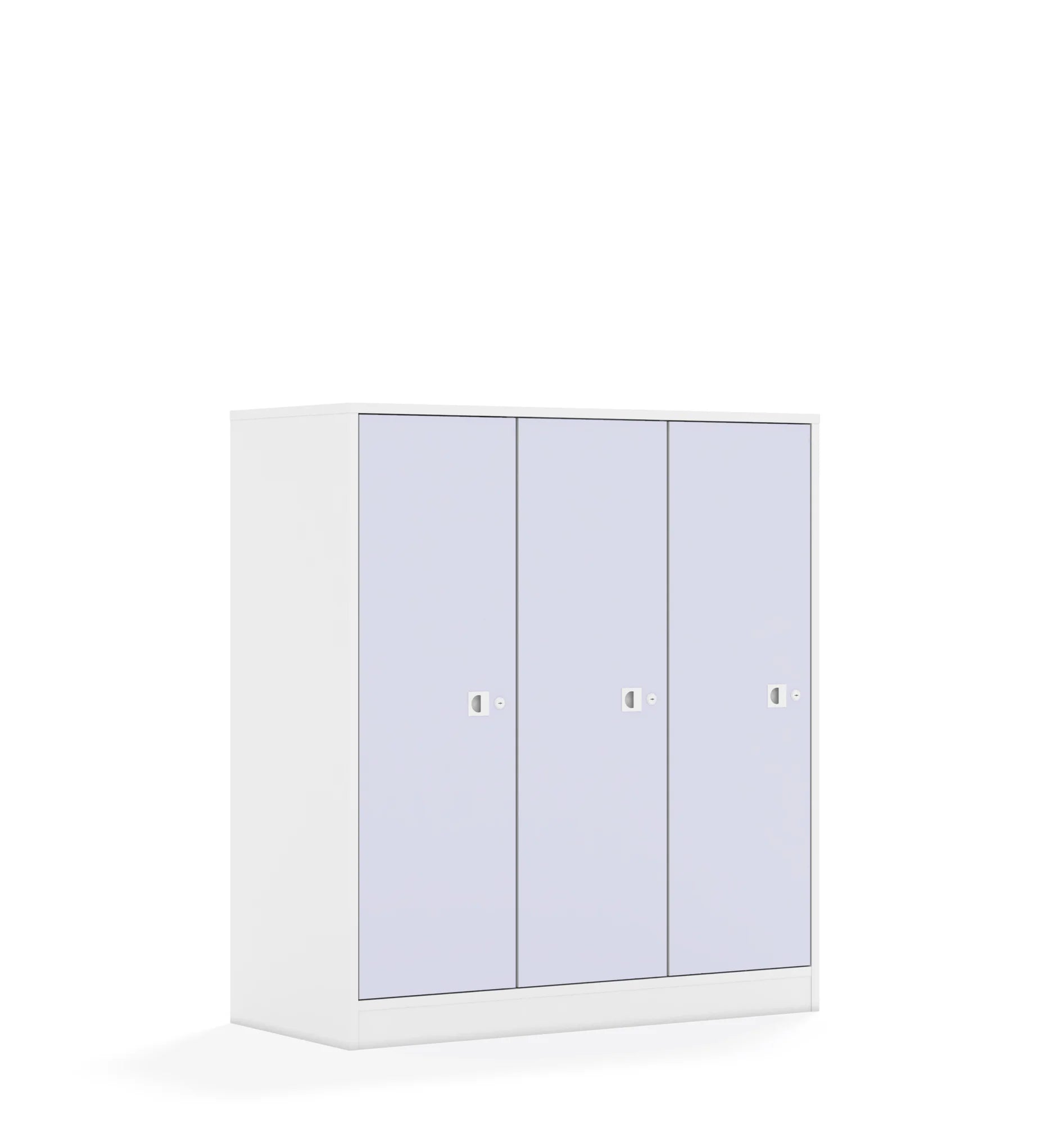 Szafa BLOX 110 3PP 3F3 1049x466x1165 – biały / pastelowy fioletowy