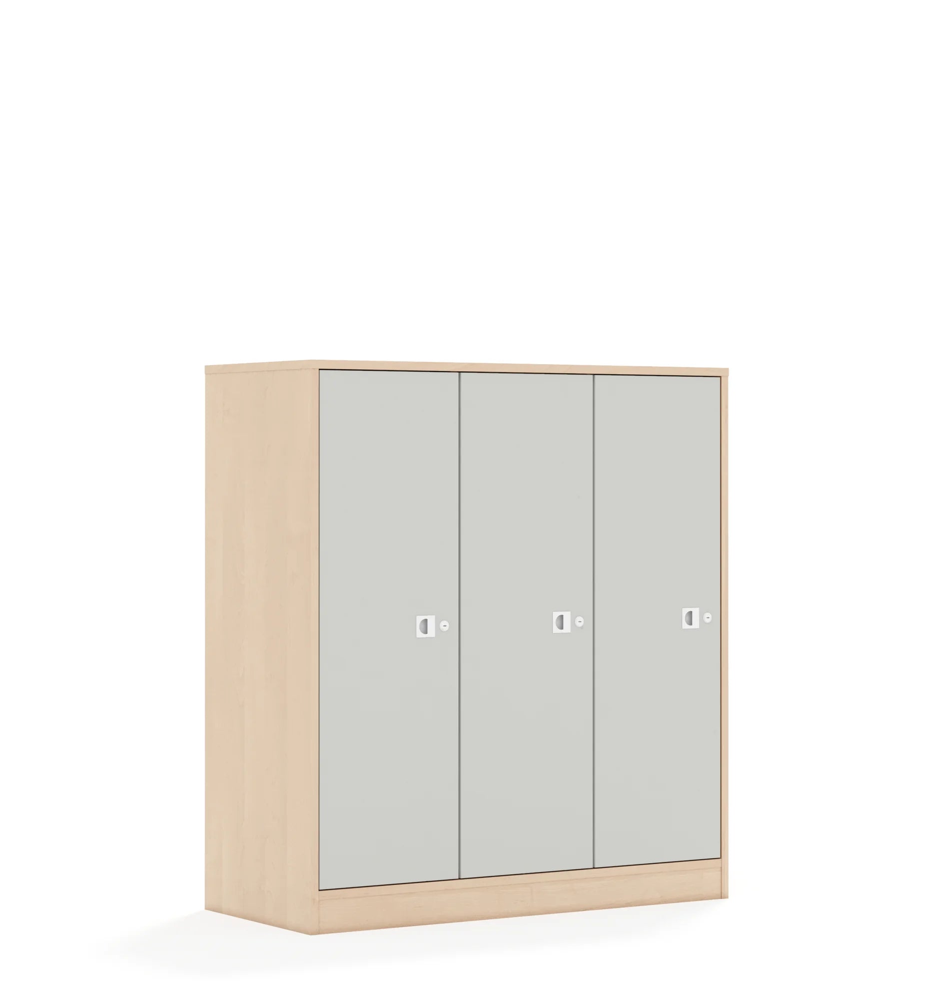 Szafa BLOX 110 3PP 3F3 1049x466x1165 – brzoza / jasny szary