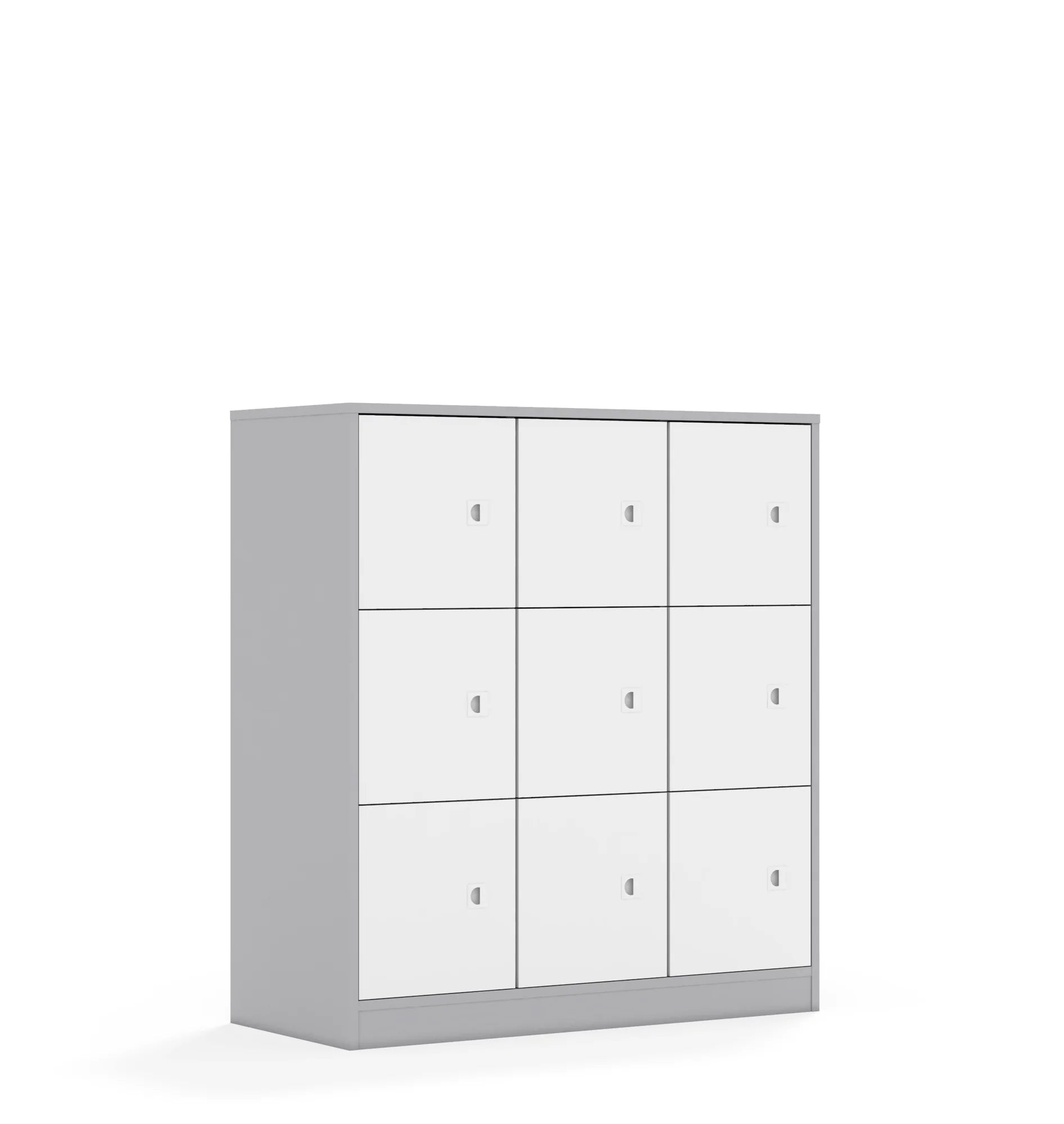 Szafa BLOX 110 3PP 9F1 1049x466x1165 – szary / biały