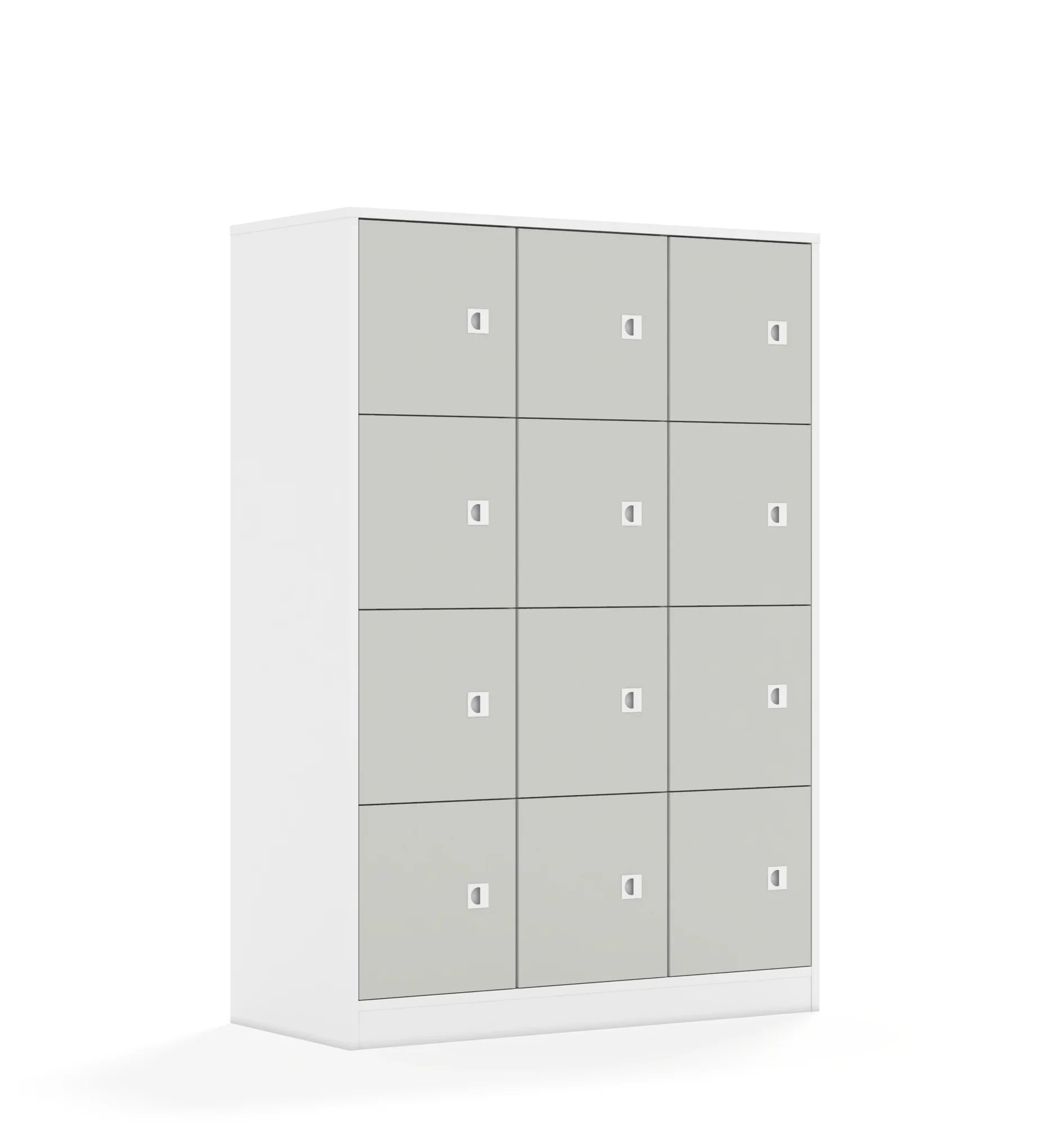 Szafa BLOX 110 4PP 12F1 1049x466x1517 – biały / jasny szary