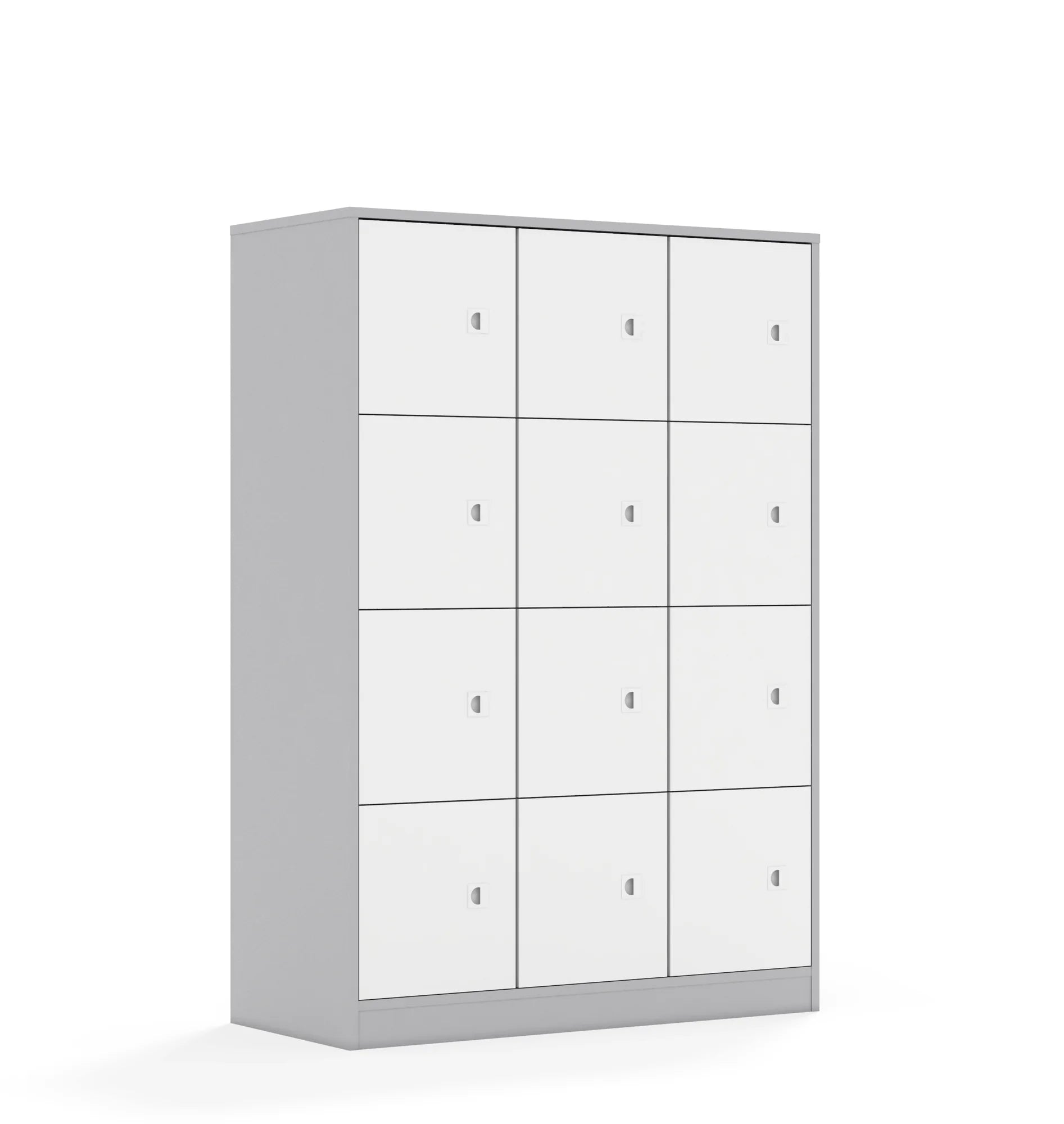 Szafa BLOX 110 4PP 12F1 1049x466x1517 – szary / biały