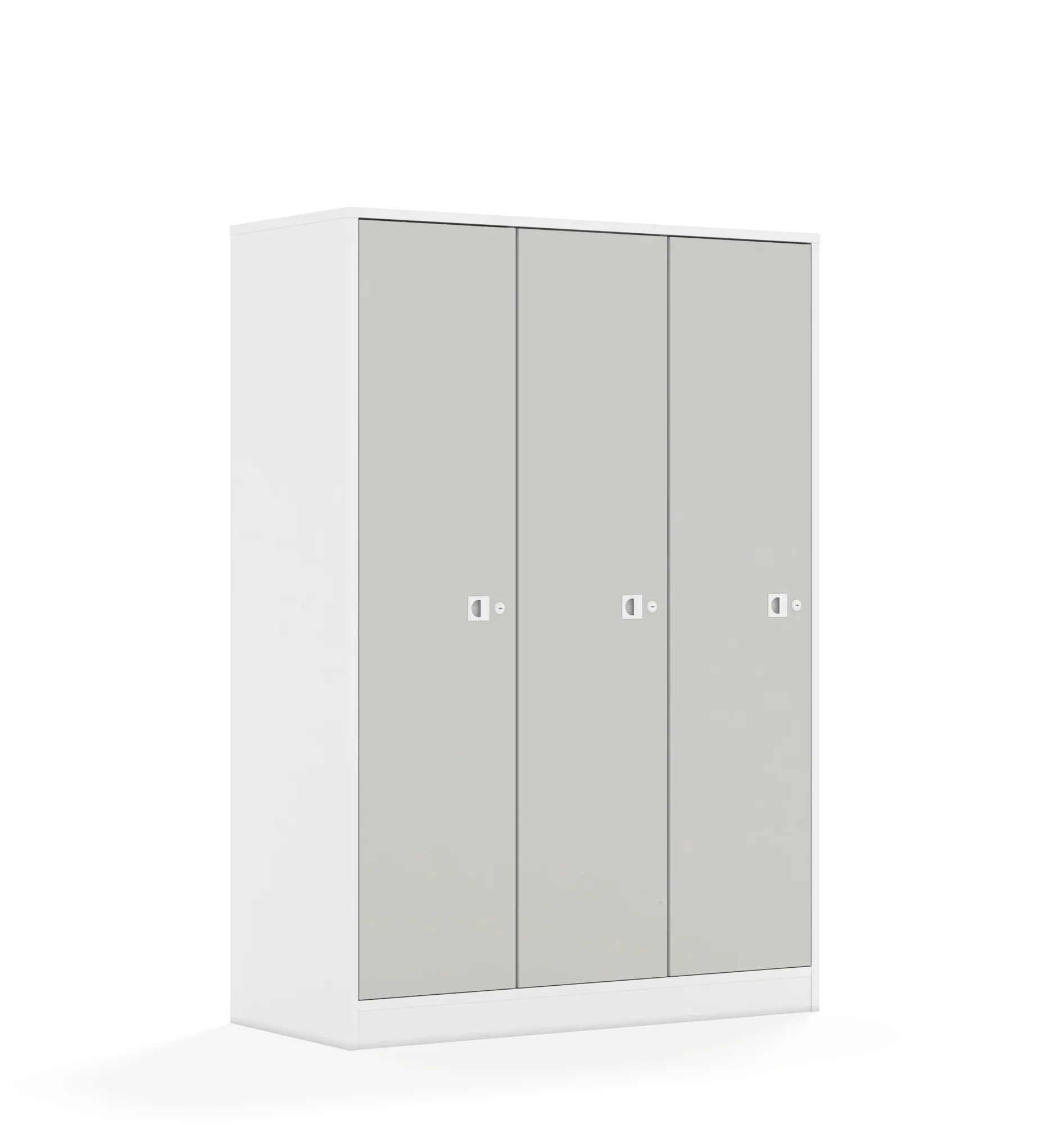 Szafa BLOX 110 4PP 3F4 1049x466x1517 – biały / jasny szary