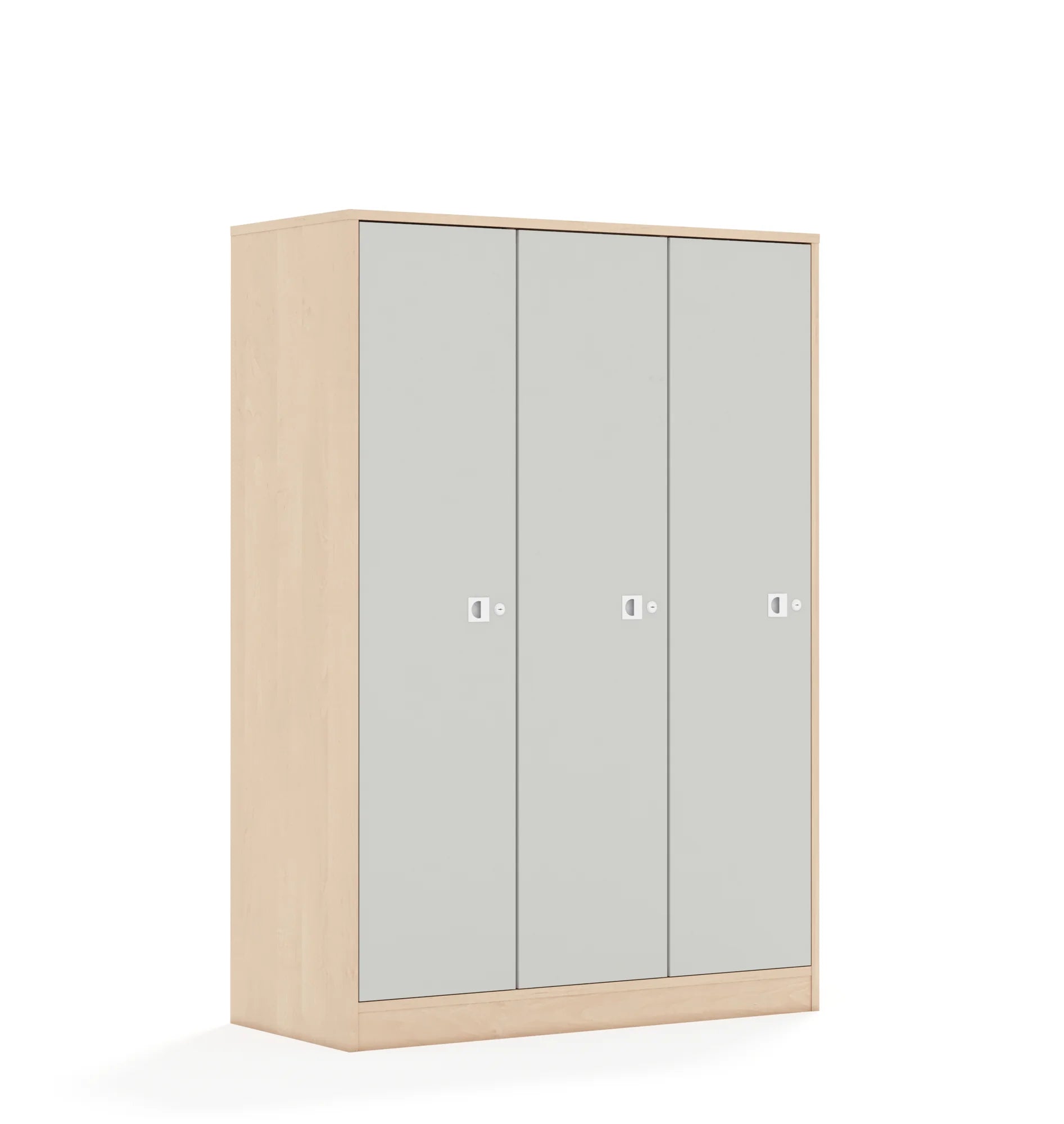 Szafa BLOX 110 4PP 3F4 1049x466x1517 – brzoza / jasny szary