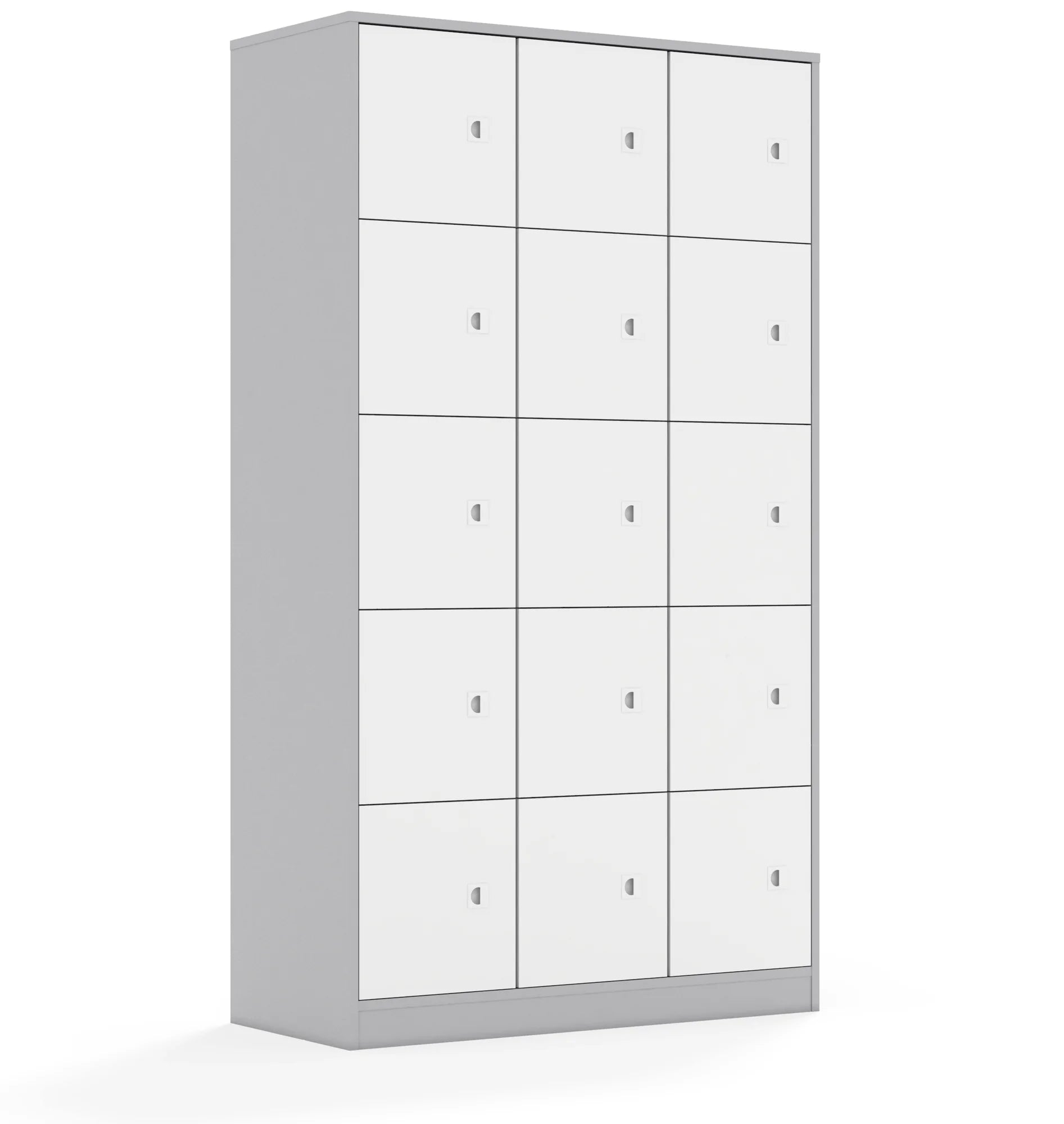 Szafa BLOX 110 5PP 15F1 1049x466x1869 – szary / biały