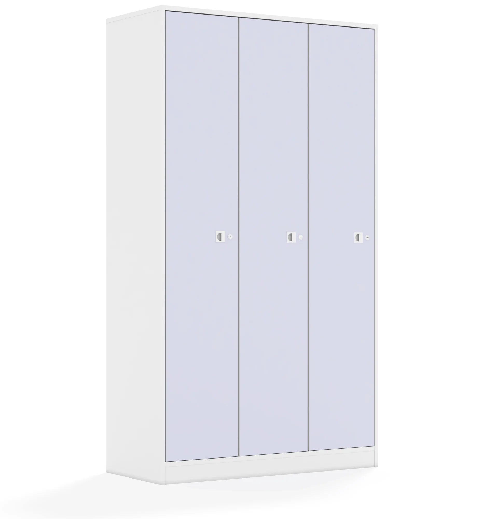 Szafa BLOX 110 5PP 3F5 1049x466x1869 – biały / pastelowy fioletowy