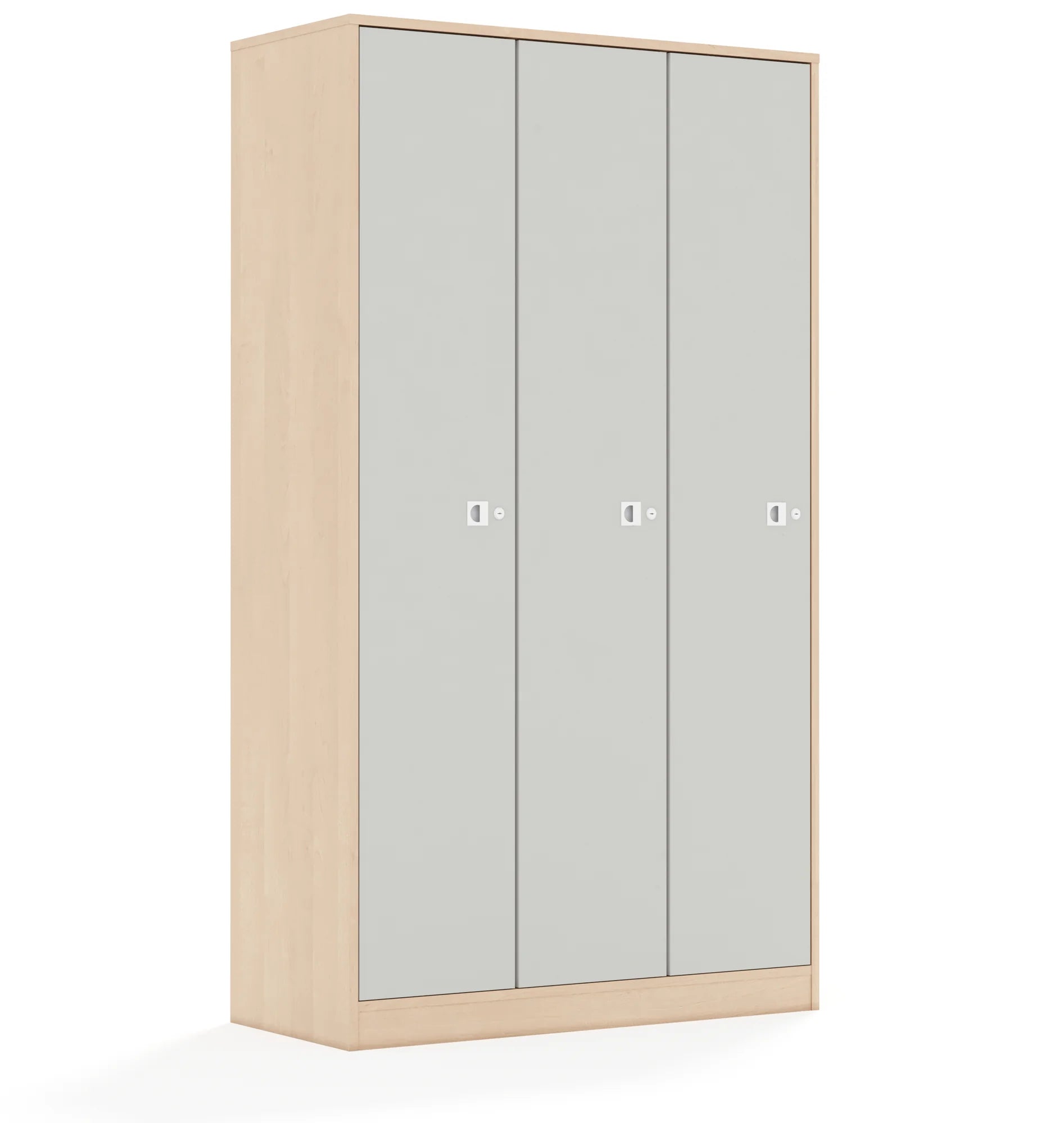 Szafa BLOX 110 5PP 3F5 1049x466x1869 – brzoza / jasny szary
