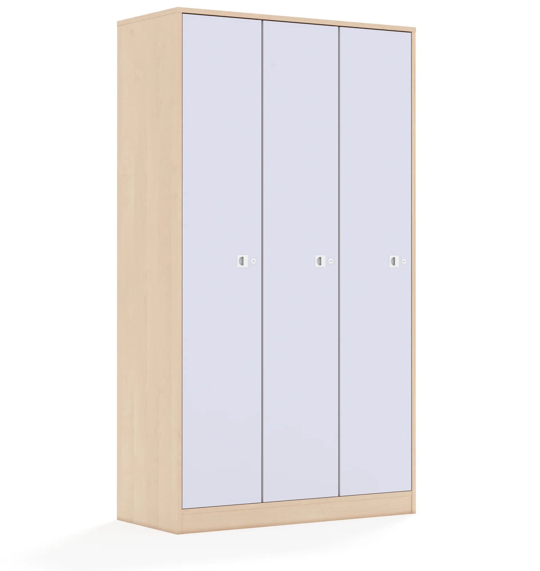 Szafa BLOX 110 5PP 3F5 1049x466x1869 – brzoza / pastelowy fioletowy