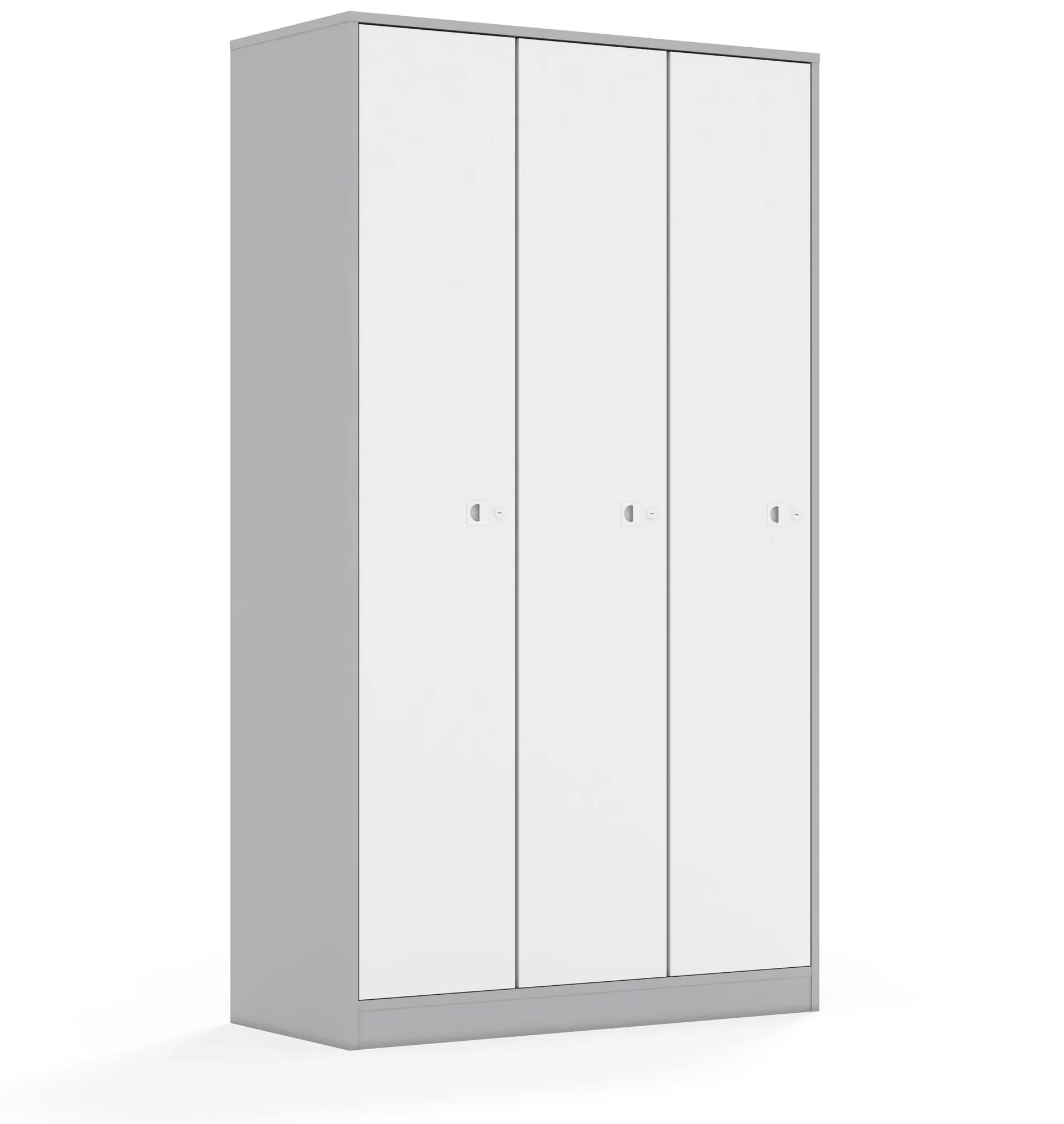 Szafa BLOX 110 5PP 3F5 1049x466x1869 – szary / biały