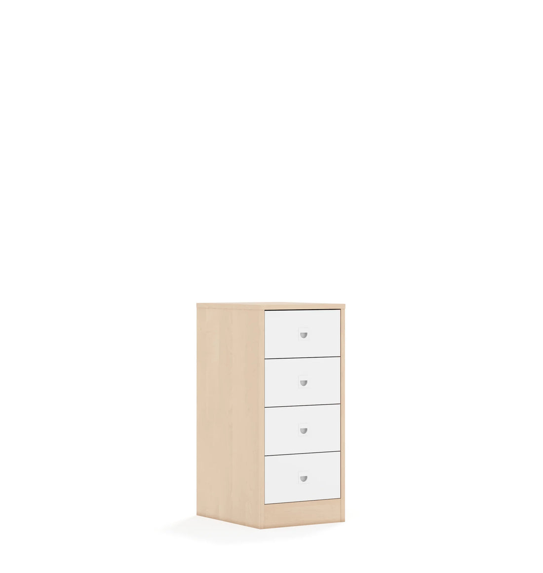 Szafa BLOX 40 2P 4S 363x466x813 – dąb / biały