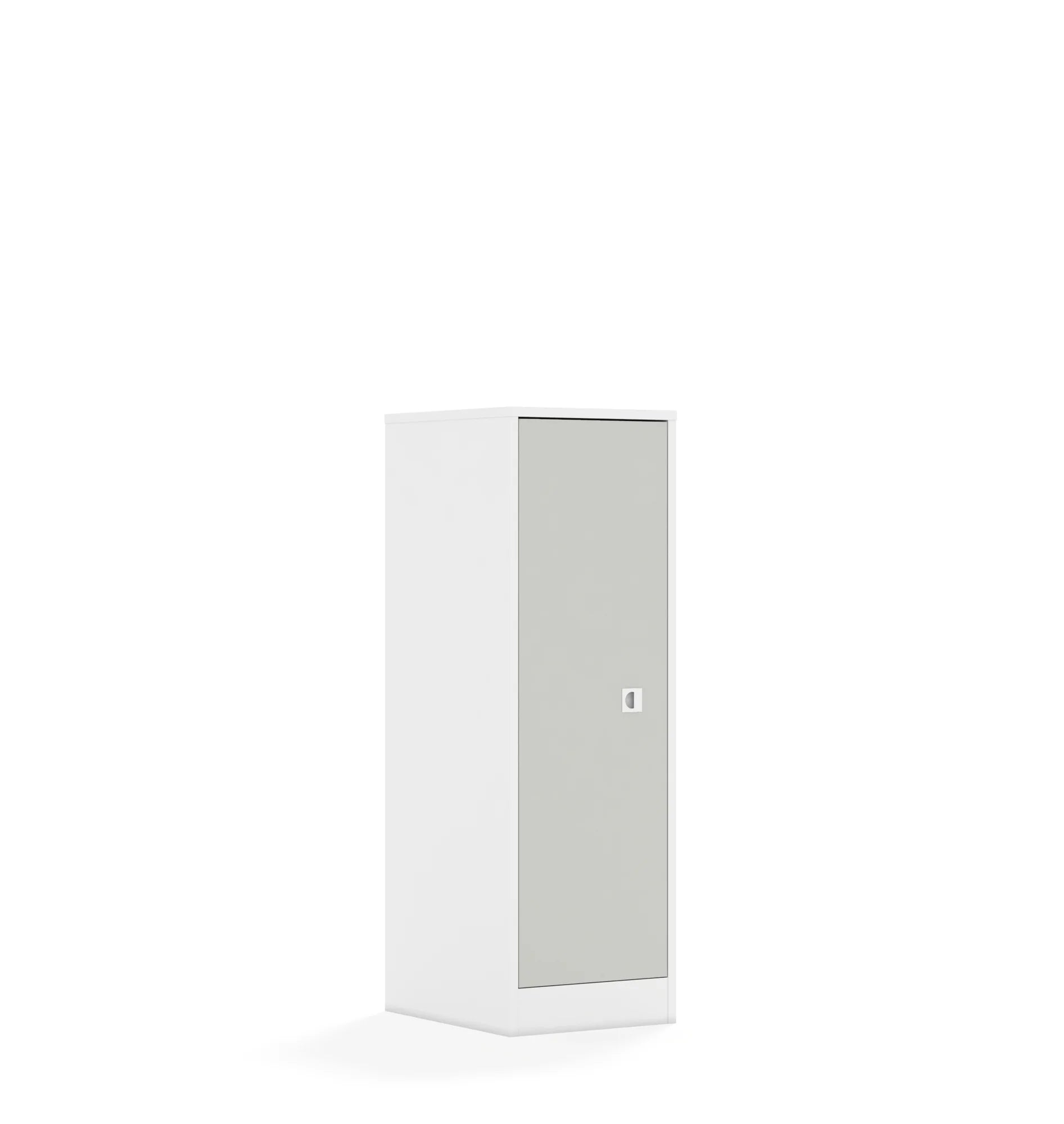 Szafa BLOX 40 3P 1F3 363x466x1165 – biały / jasny szary