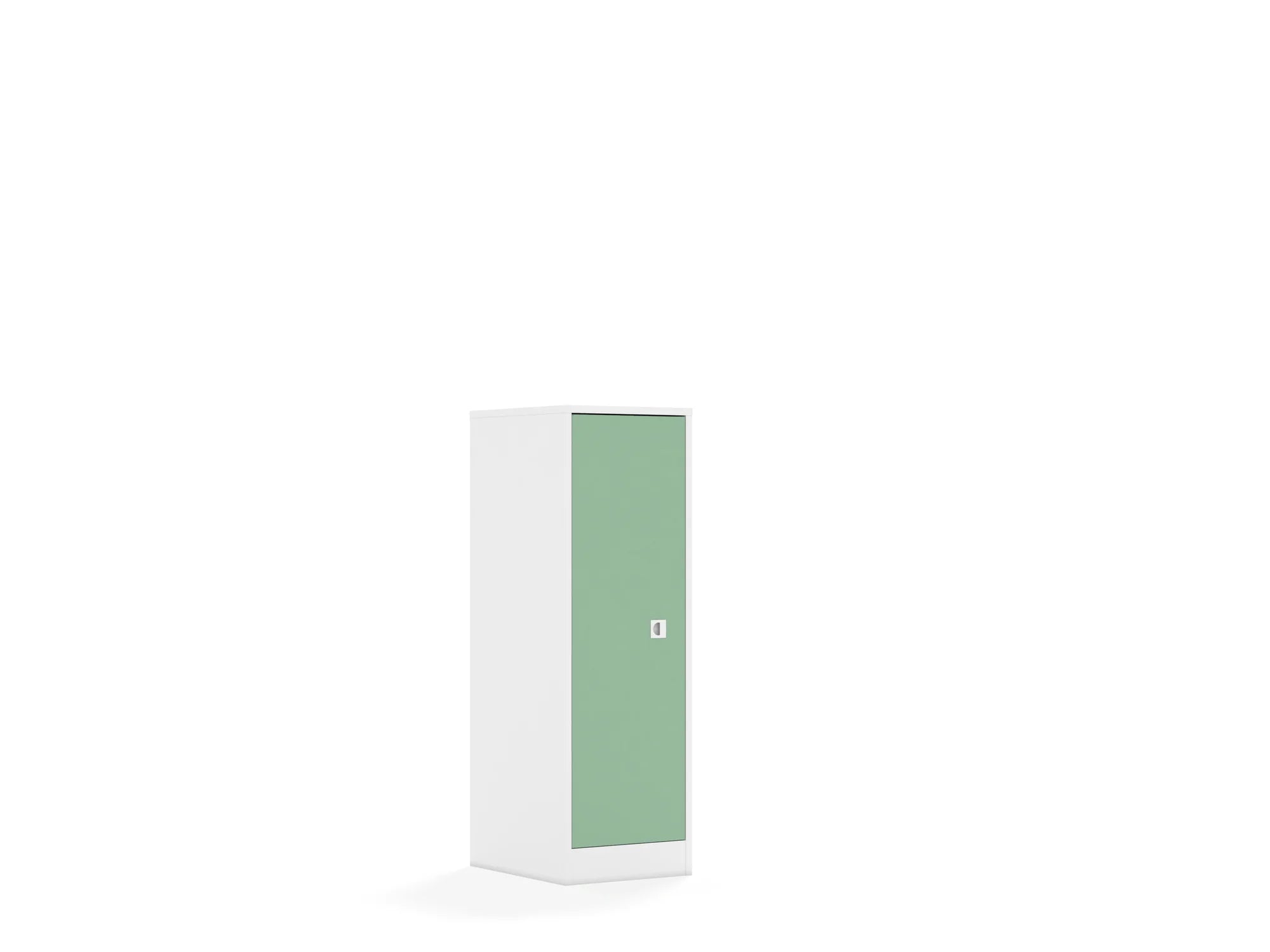 Szafa BLOX 40 3P 1F3 363x466x1165 – biały / pastelowy zielony