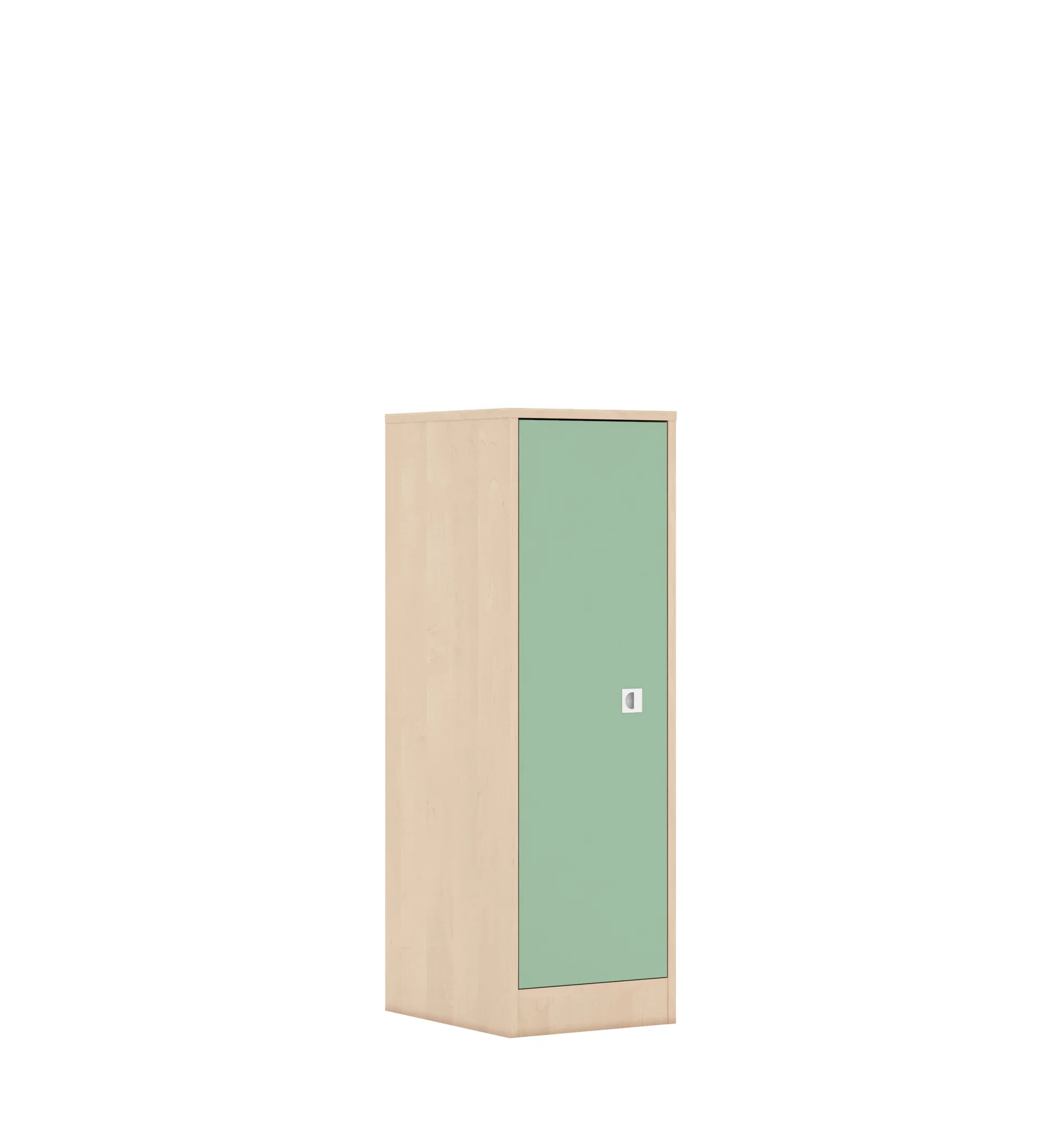 Szafa BLOX 40 3P 1F3 363x466x1165 – brzoza / pastelowy zielony