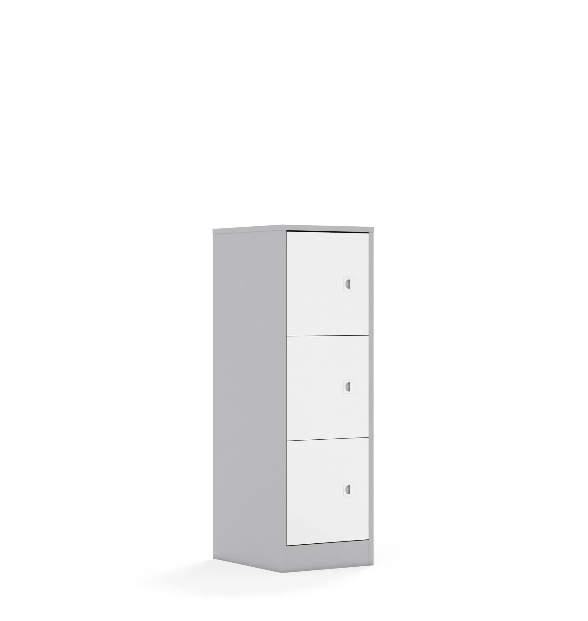 Szafa BLOX 40 3P 3F1 363x466x1165 – szary / biały
