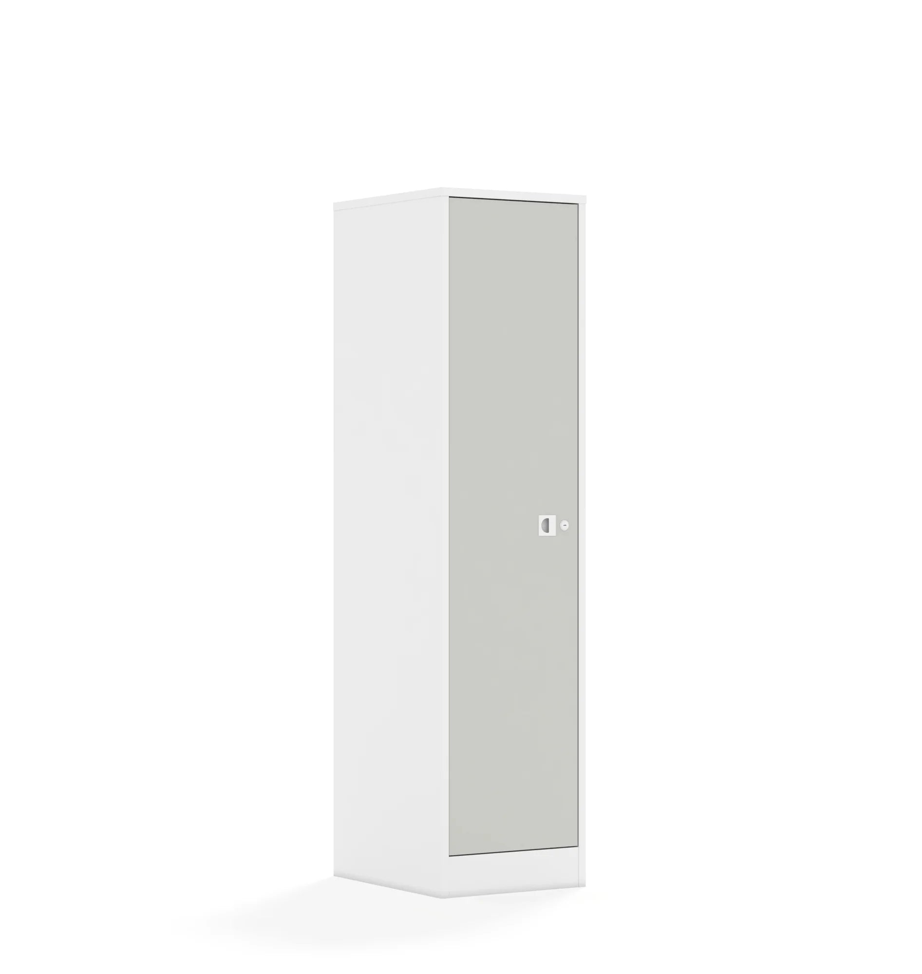 Szafa BLOX 40 4P 1F4 363x466x1517 – biały / jasny szary