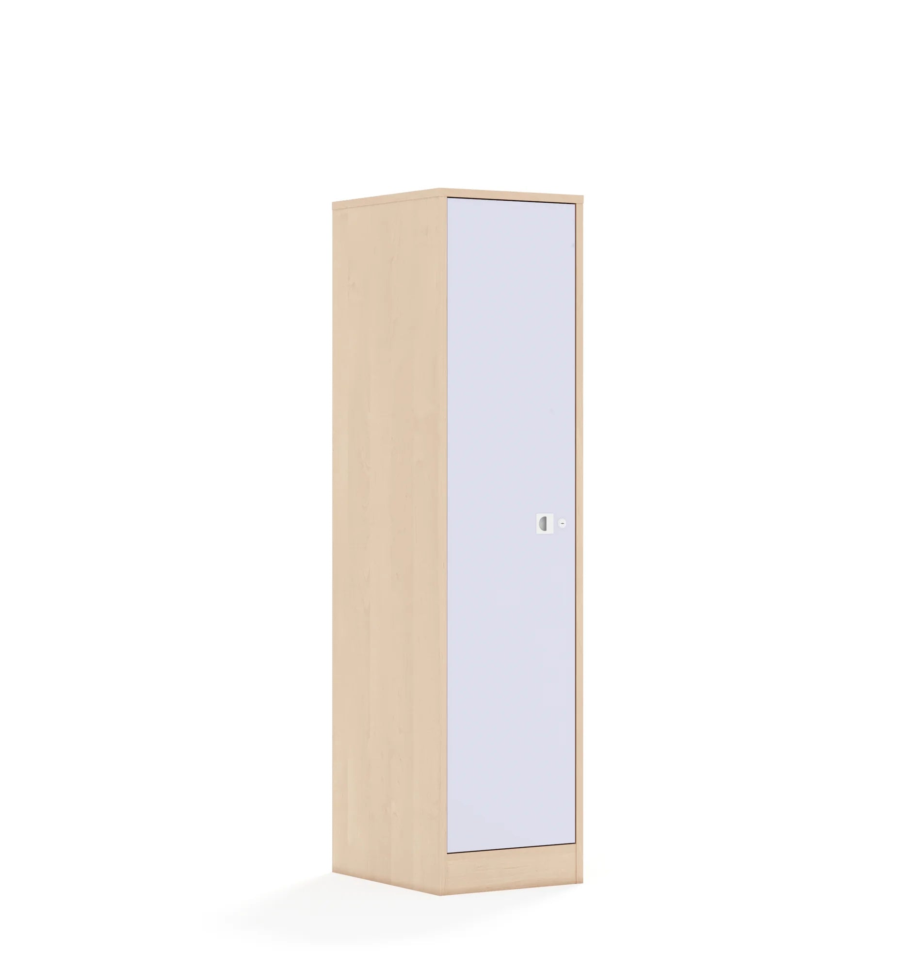 Szafa BLOX 40 4P 1F4 363x466x1517 – brzoza / pastelowy fioletowy